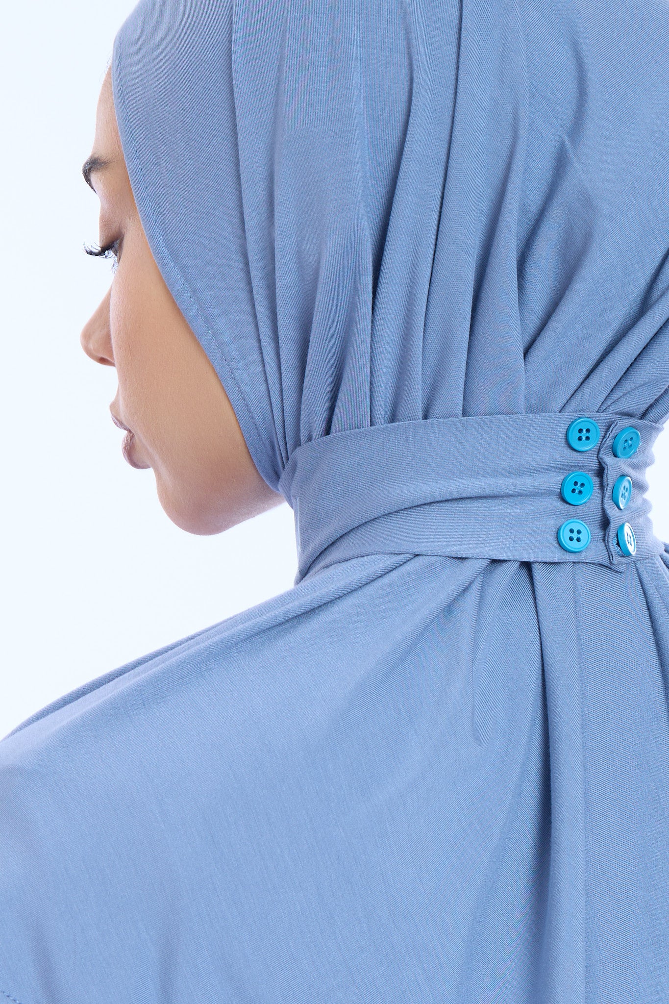 Instant Hijab Bamboo I Dusty Blue