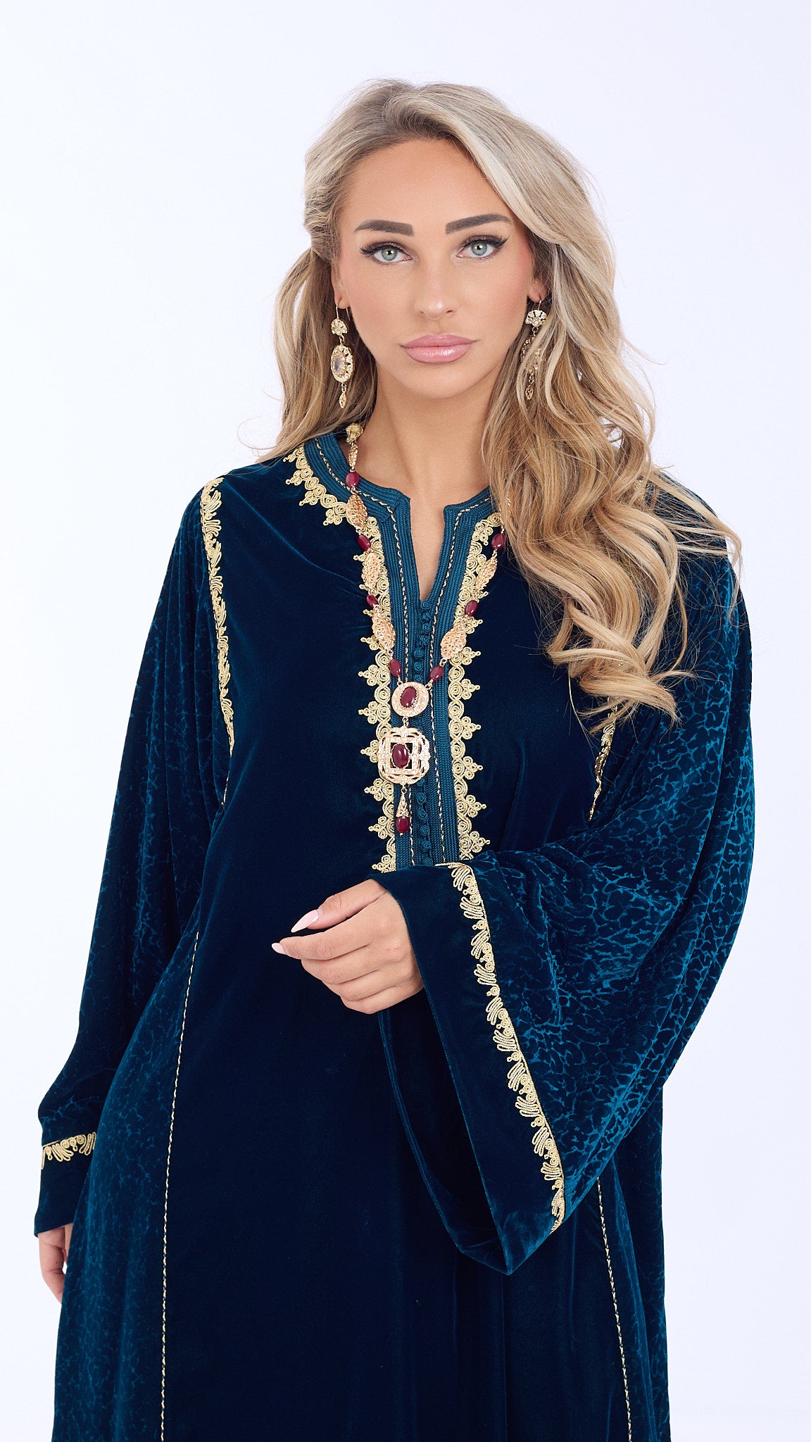Caftan Almaas Blue Petrol