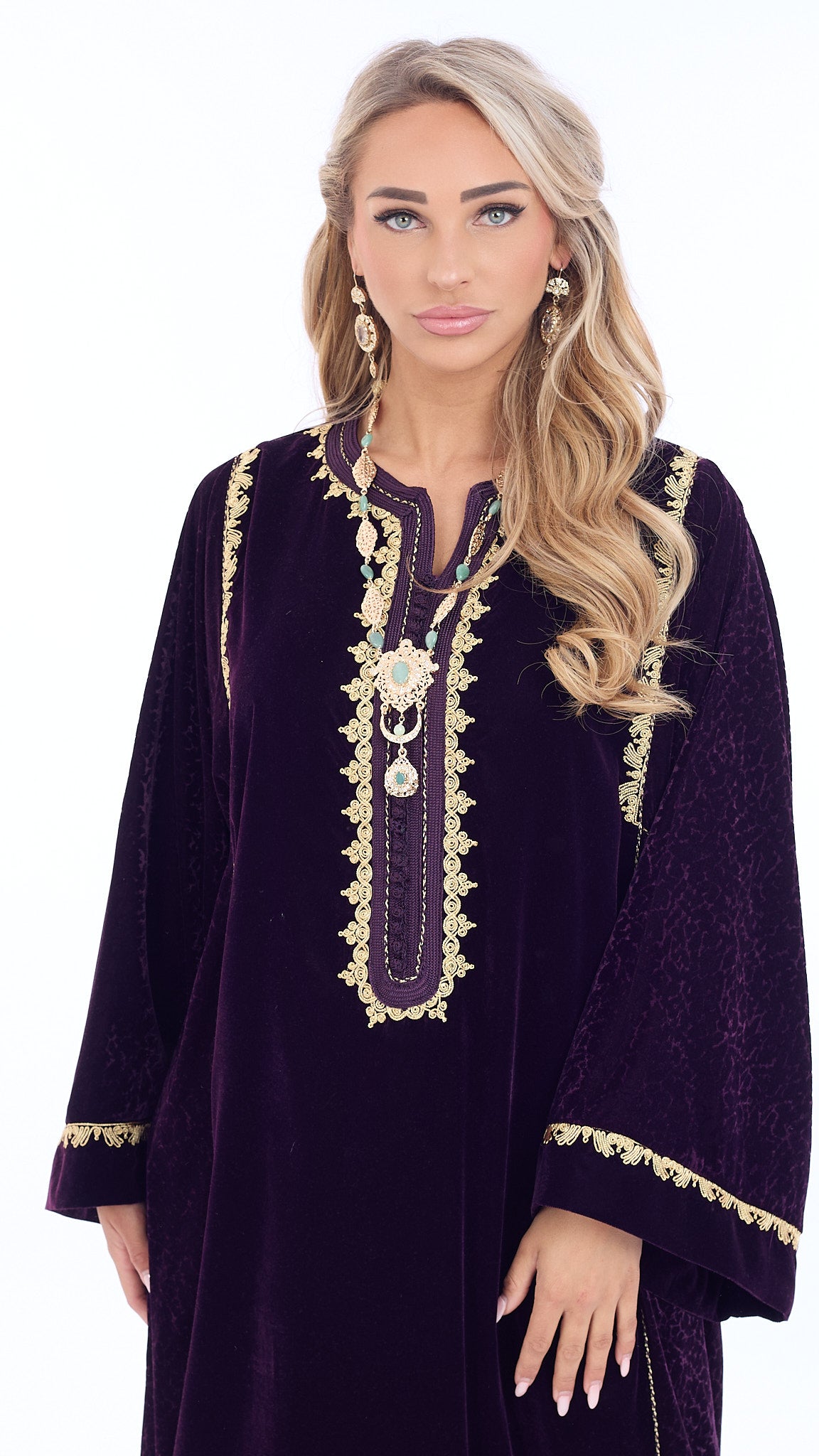 Caftan Almaas Rebecca Purple