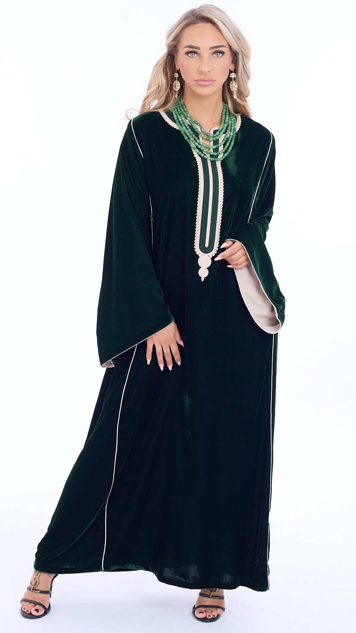 Caftan Sherin Darkgreen