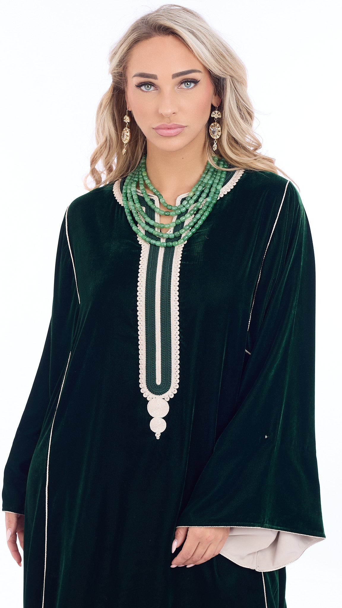 Caftan Sherin Darkgreen