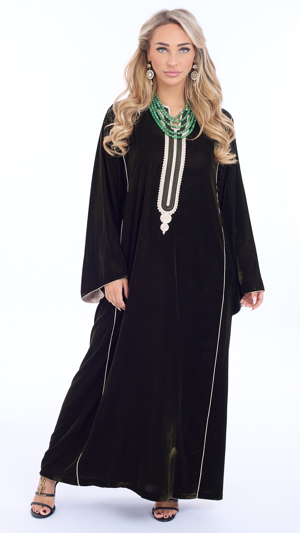 Caftan Sherin Olivegreen