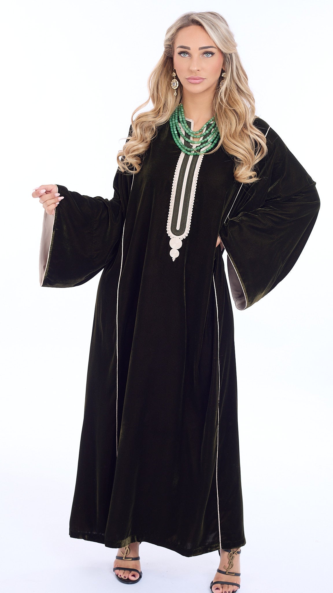 Caftan Sherin Olivegreen