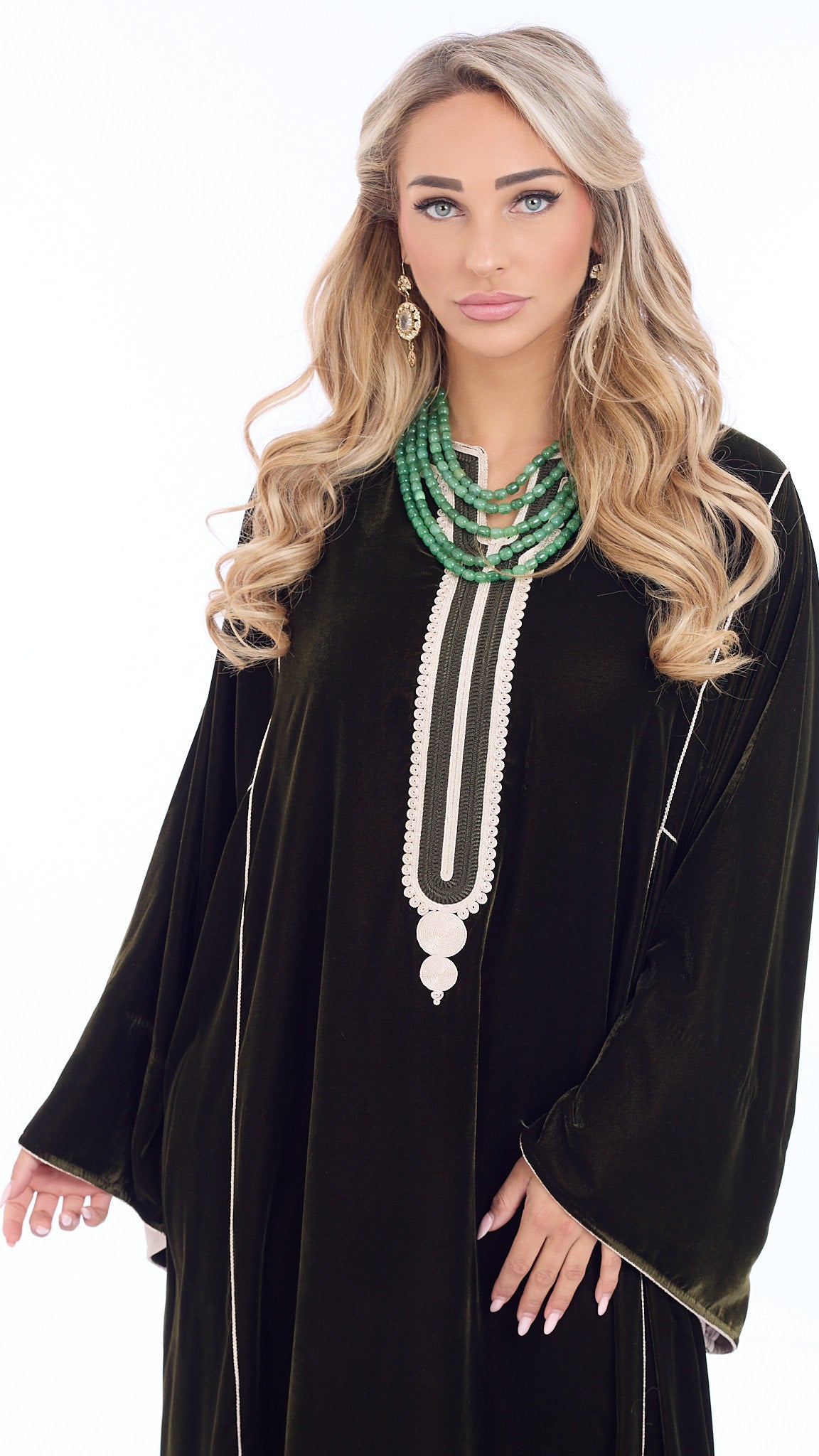 Caftan Sherin Olivegreen