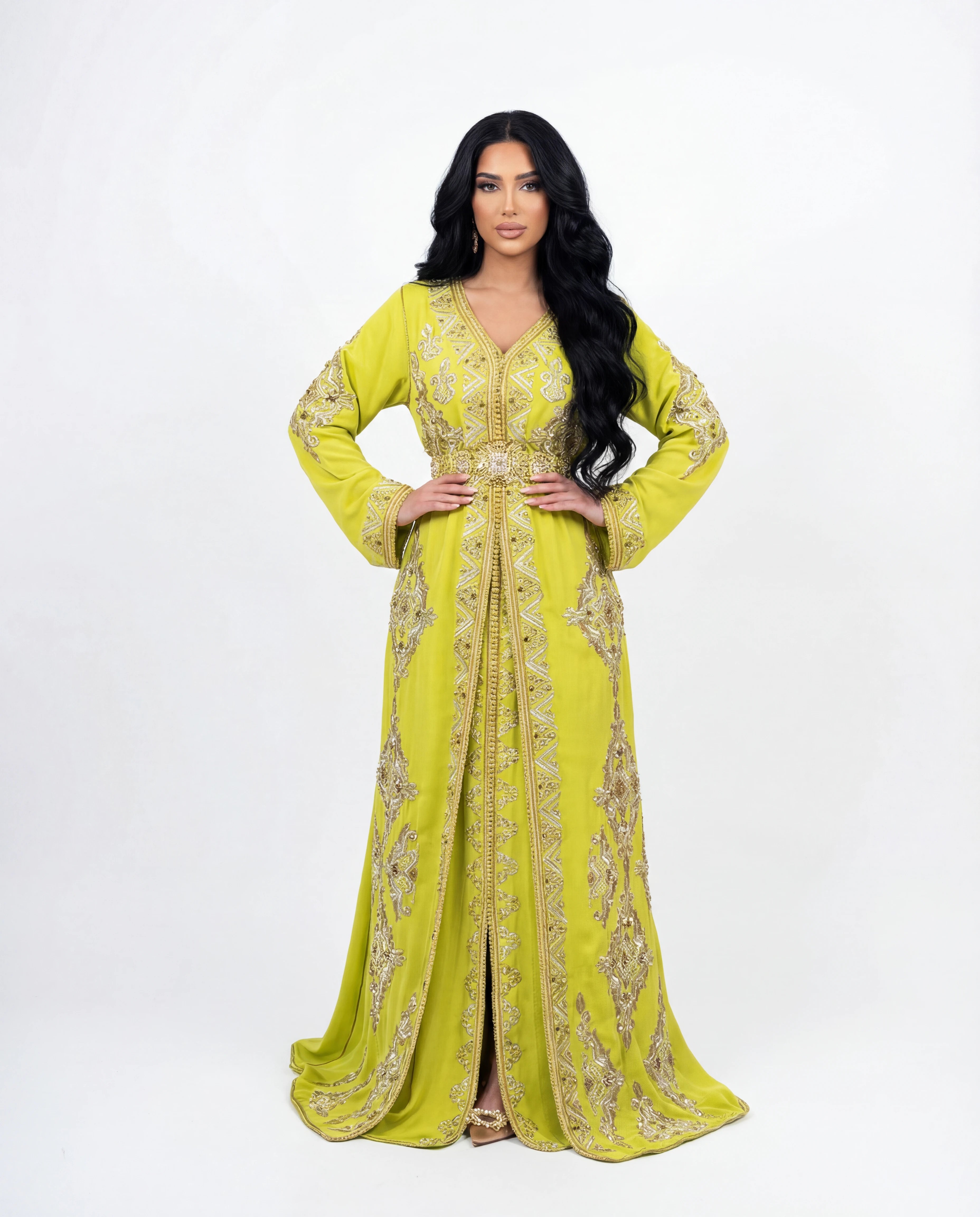 Caftan Layla Lime