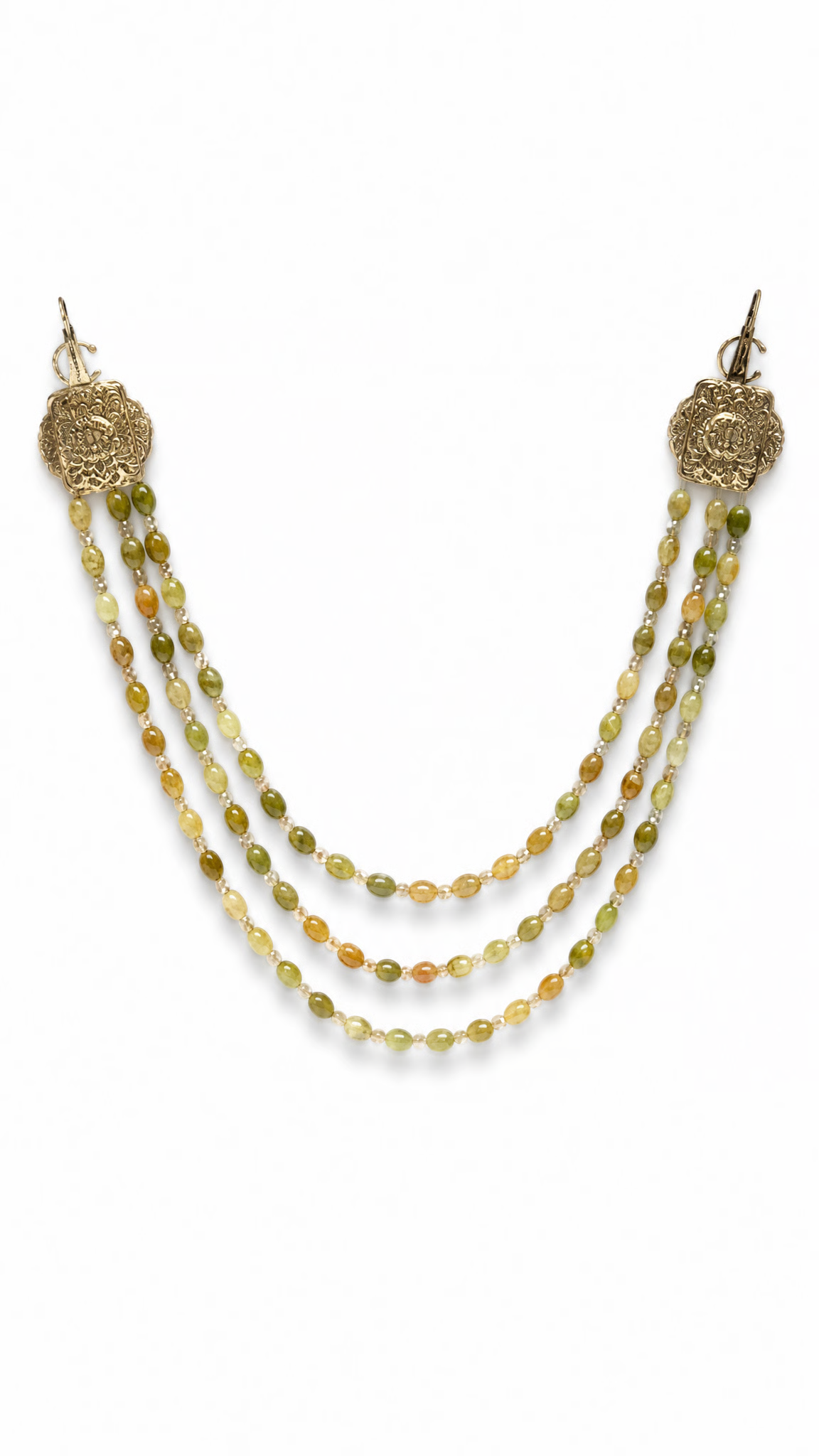 NIss Shoulder Necklace Olivegreen