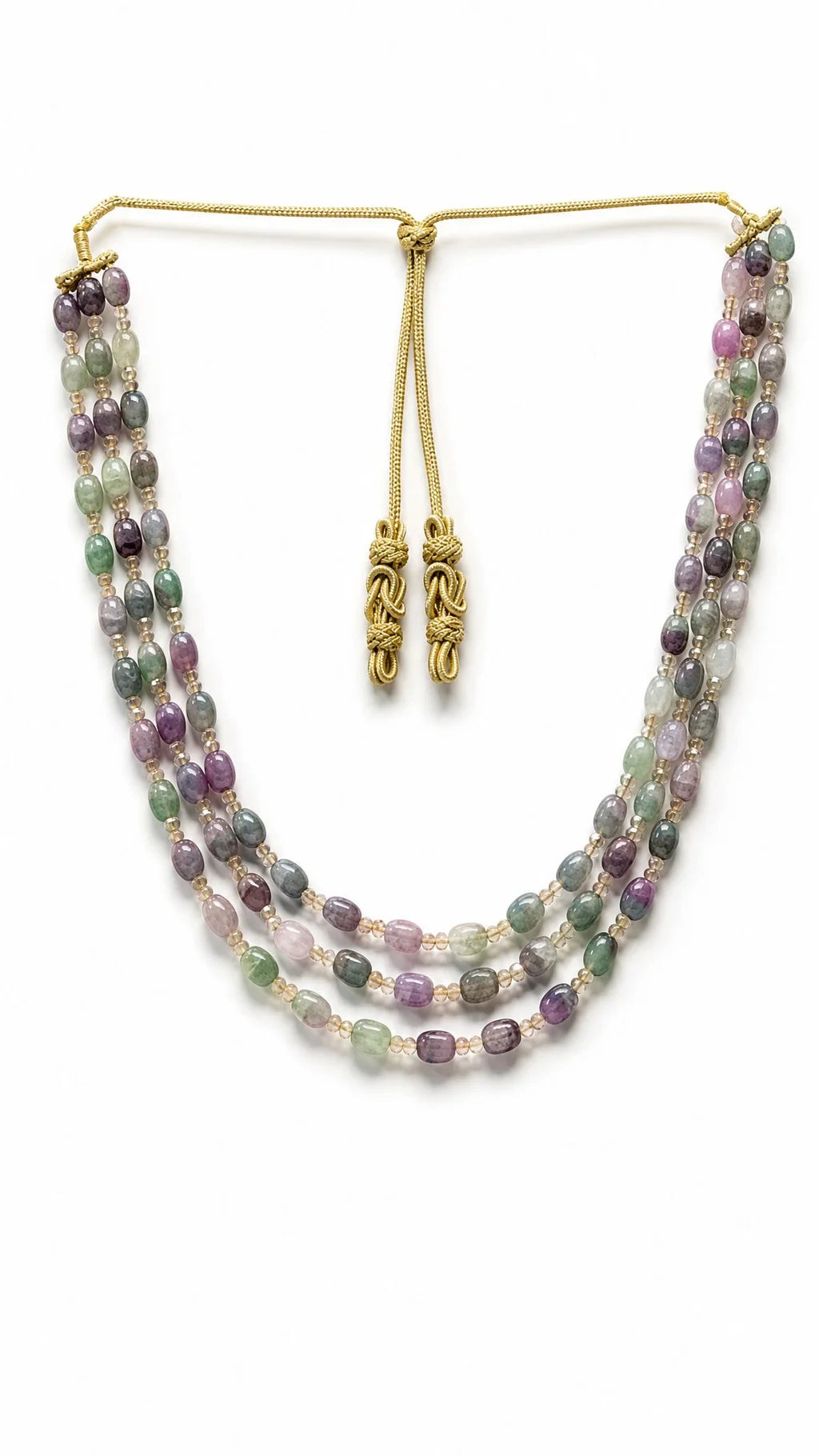Necklace Xia Pink/Green