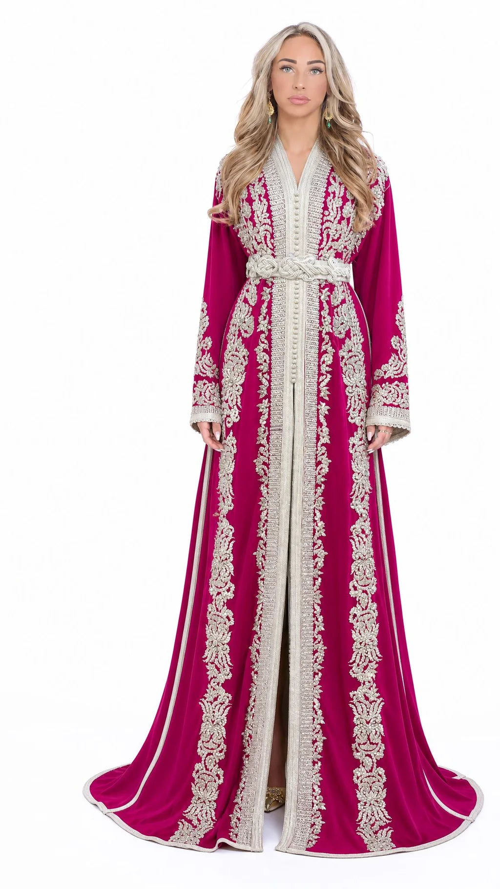 Exclusive Caftan Adara Magenta