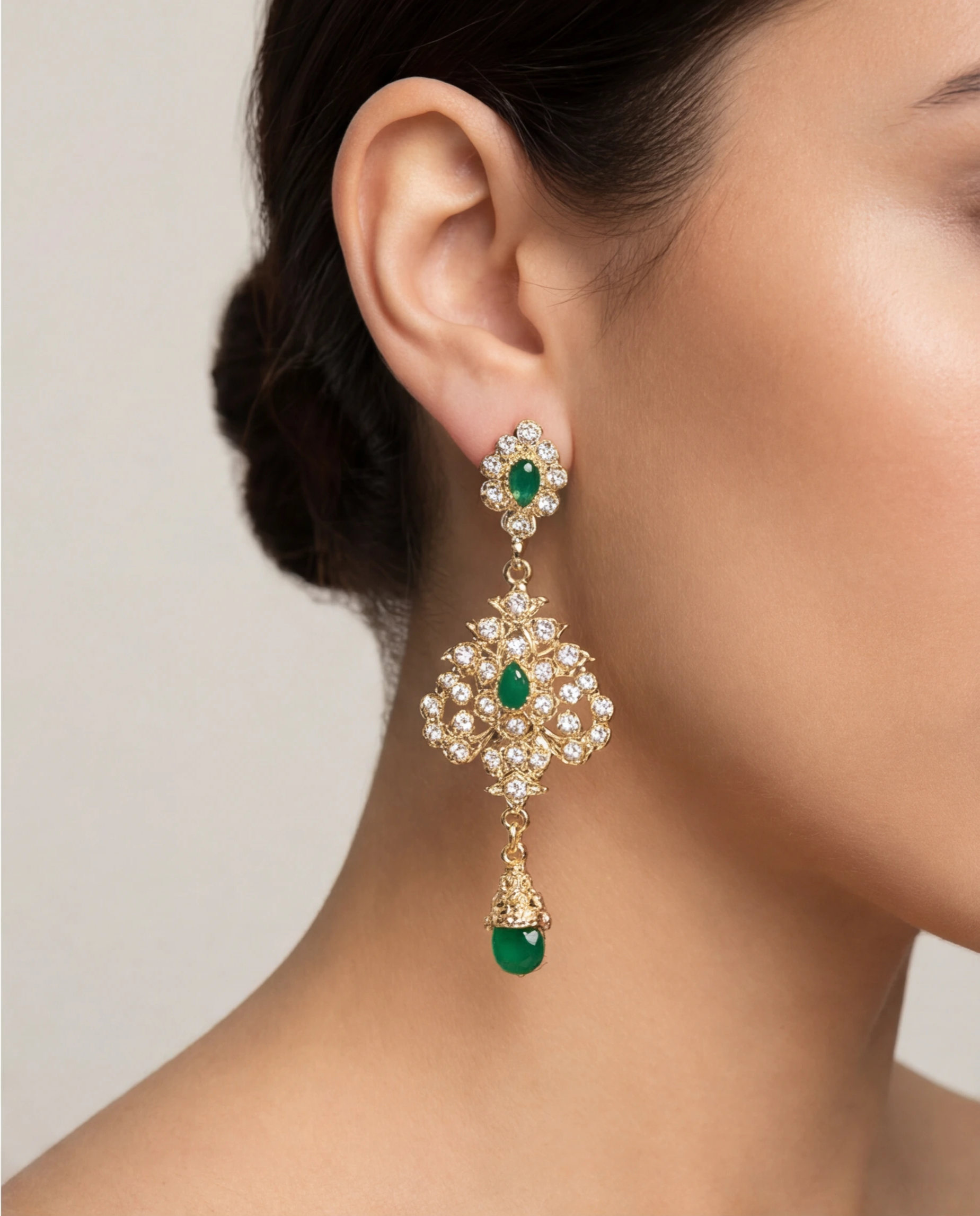 Green Jiwon Earrings