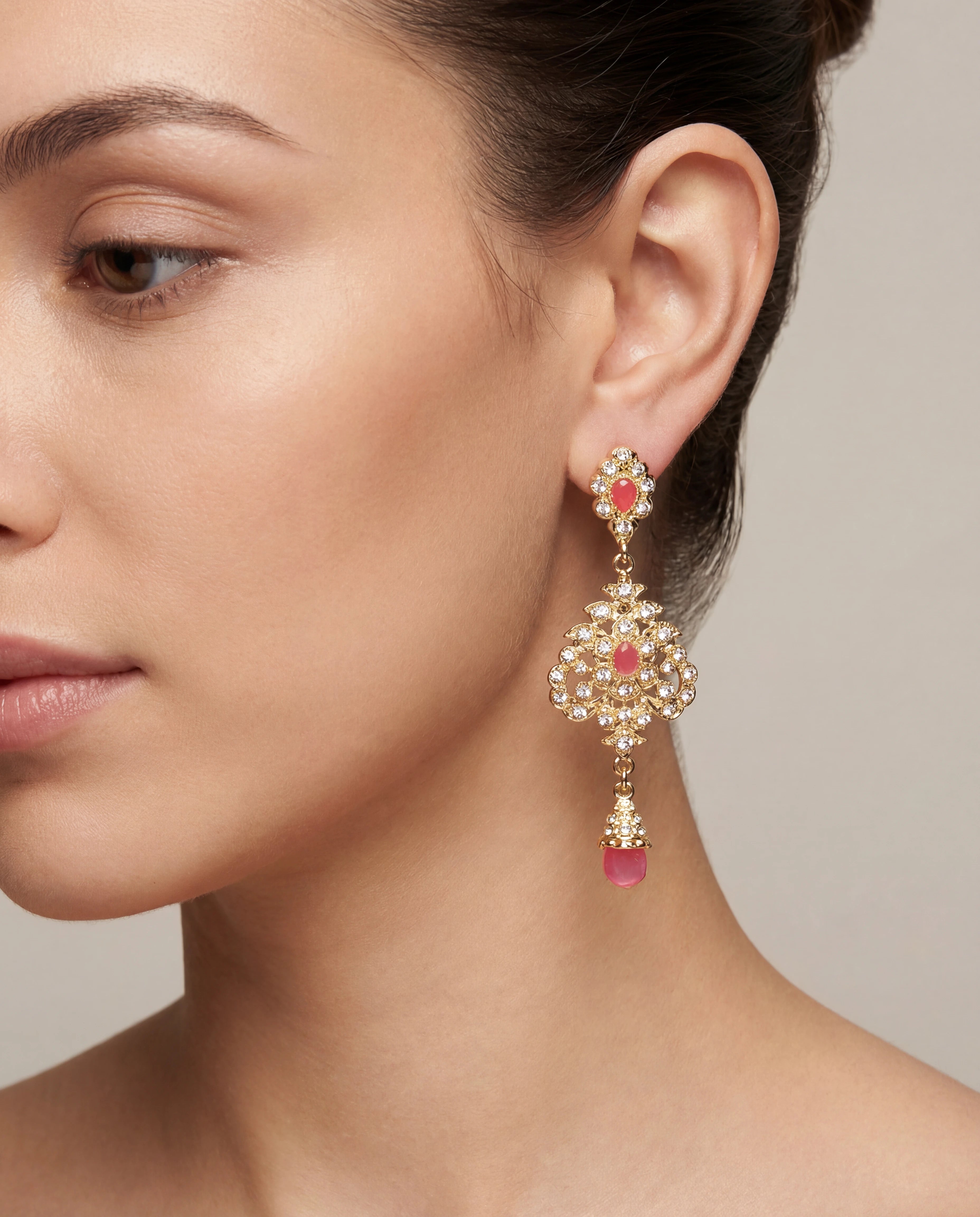 Fuchsia Jiwon Earrings