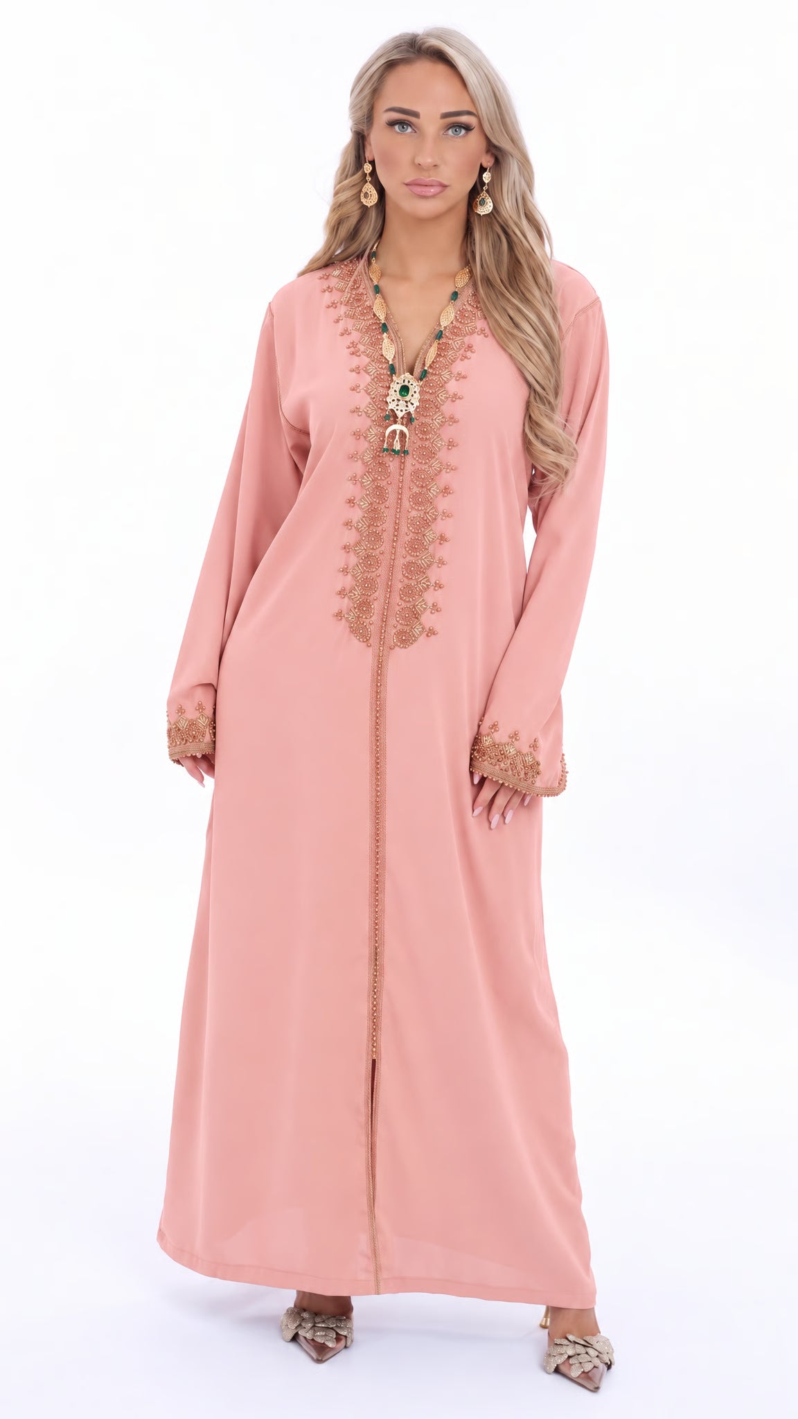 Caftan Camilia Salmon