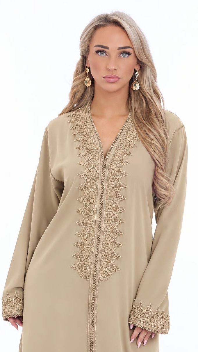 Caftan Camilia Beige