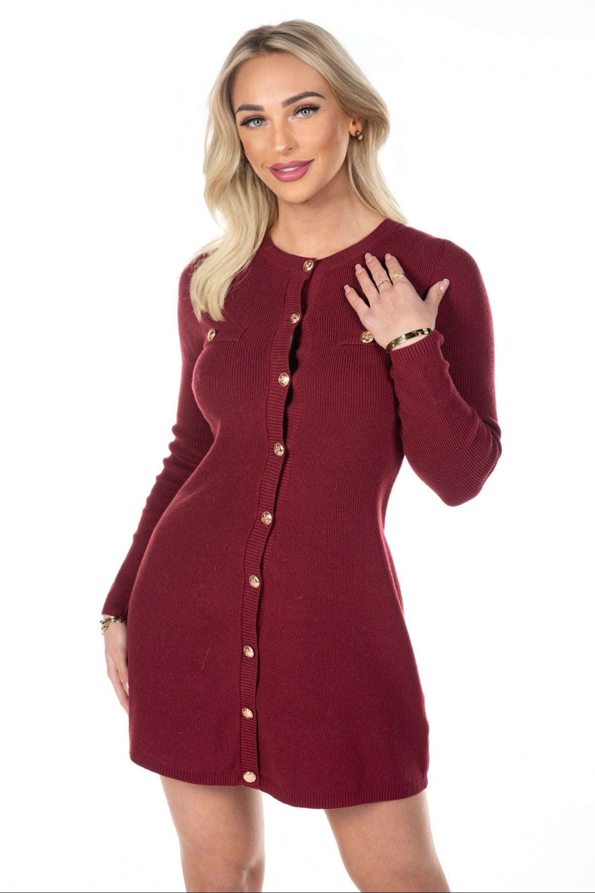 Dress Esmé Bordeaux