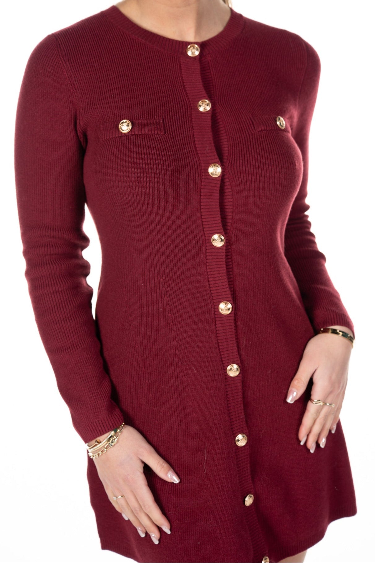 Dress Esmé Bordeaux