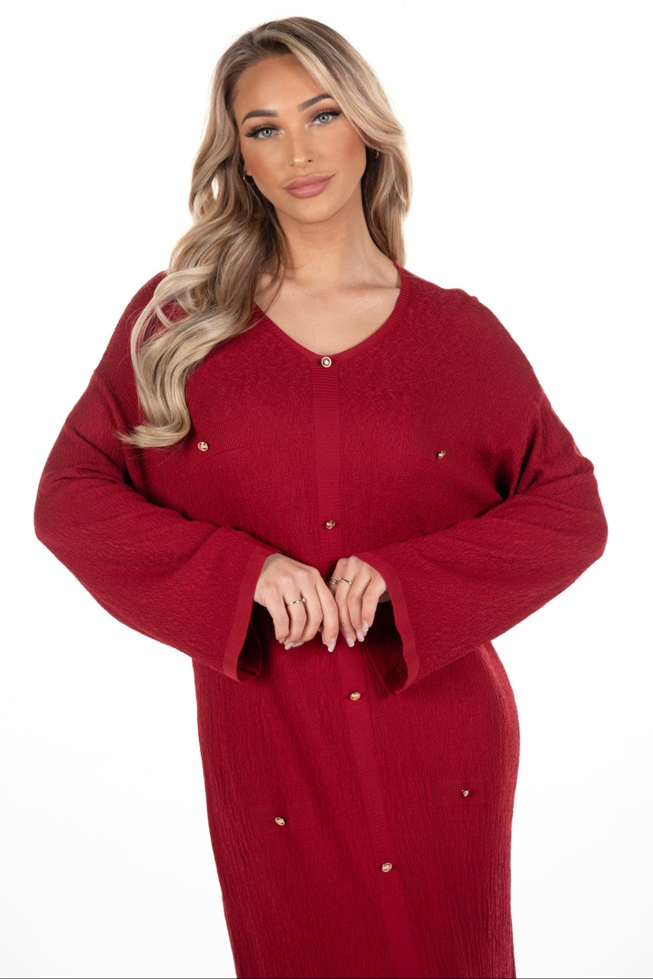 Dress Elodie Wine Red