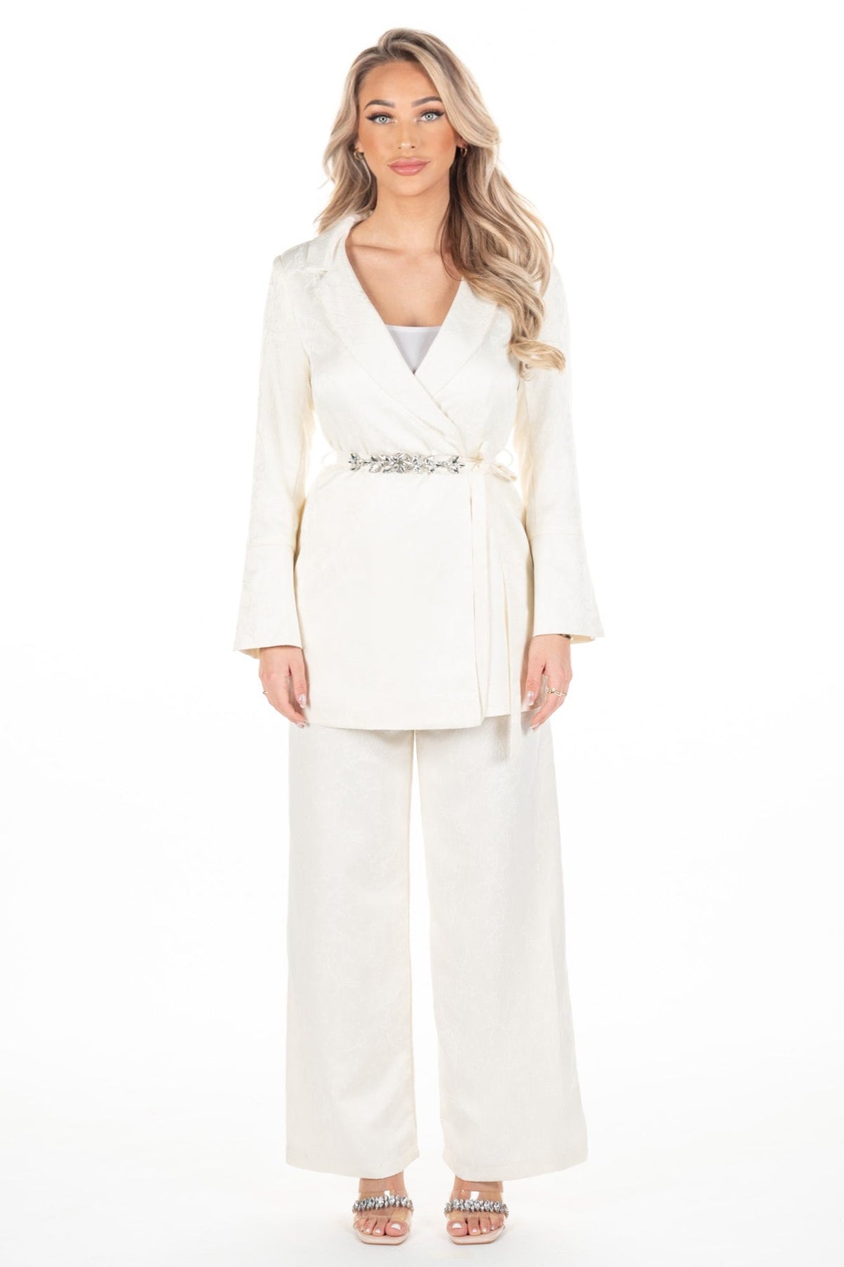 Trouser Suit Jolie White