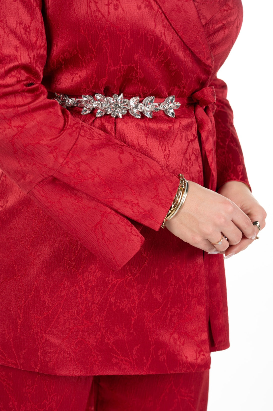 Trouser Suit Jolie Wine Red