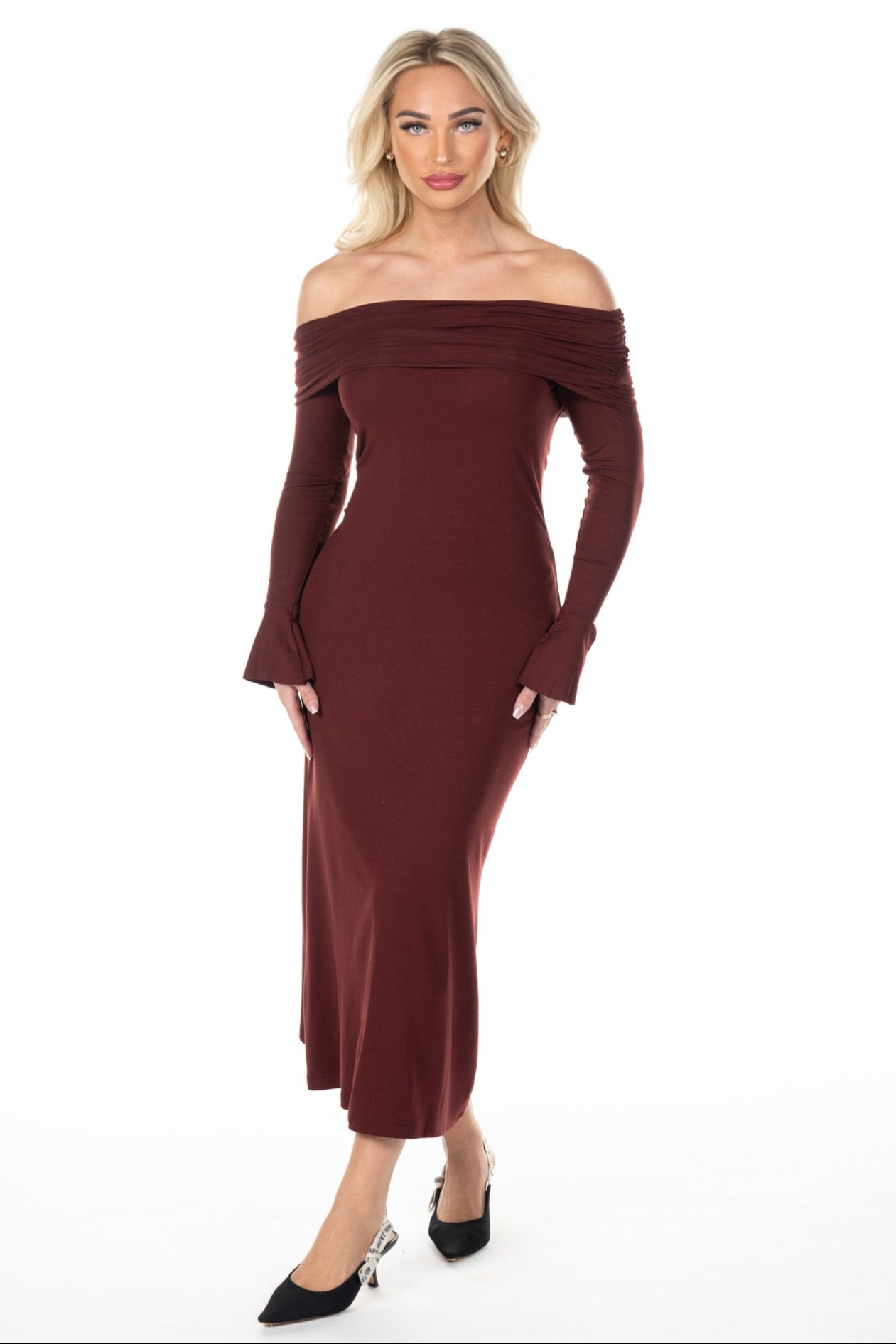 Dress Demi Bordeaux