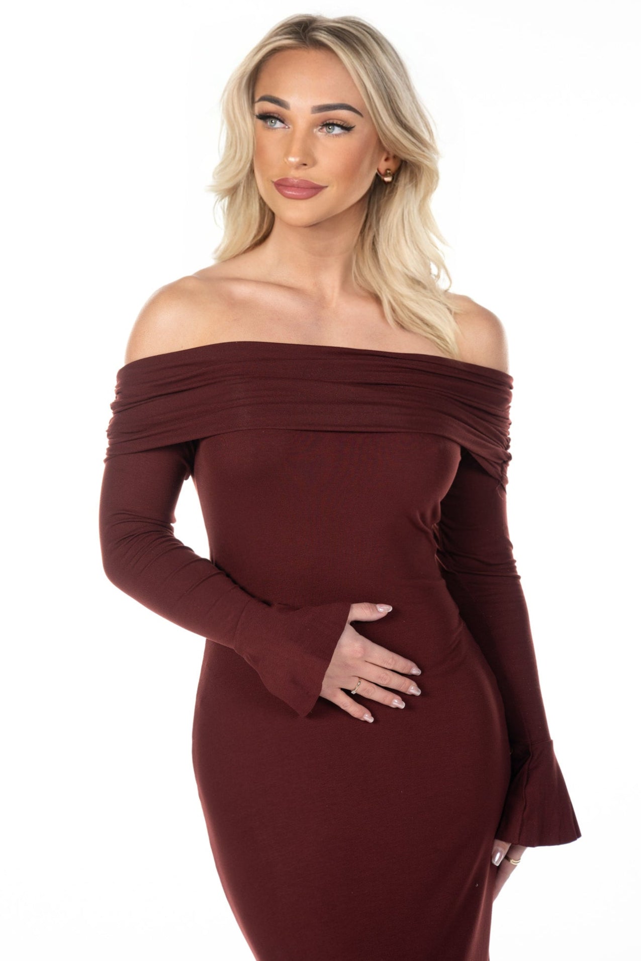 Dress Demi Bordeaux