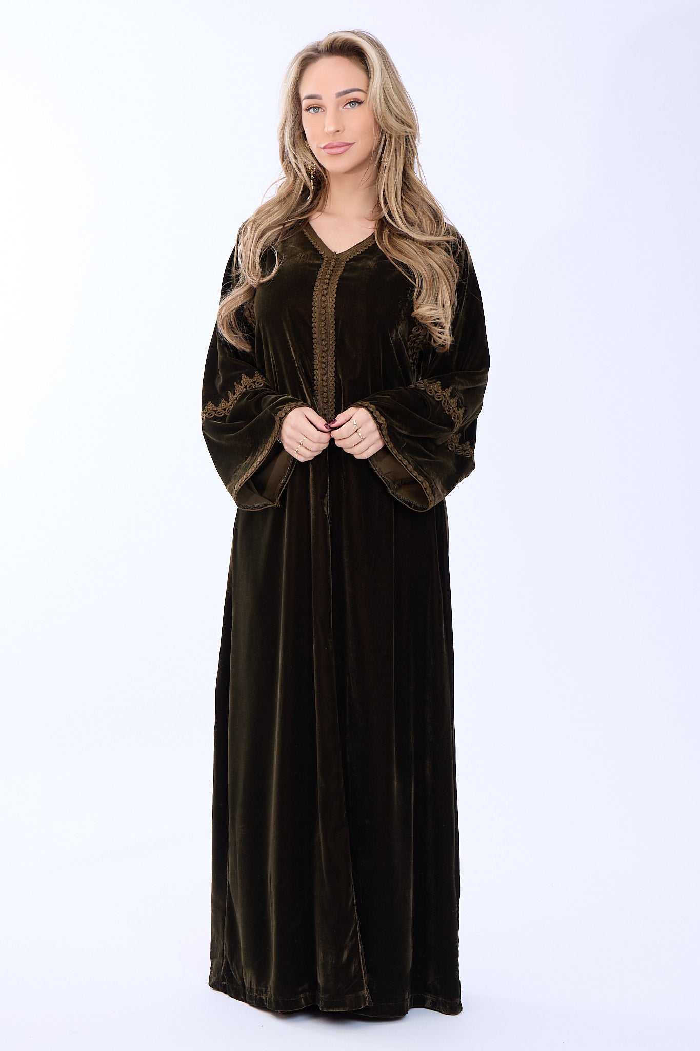 Caftan Majda Olive Green