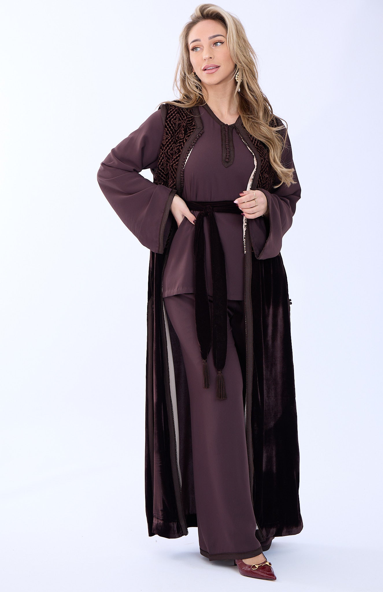 Caftan Aneesa Brown