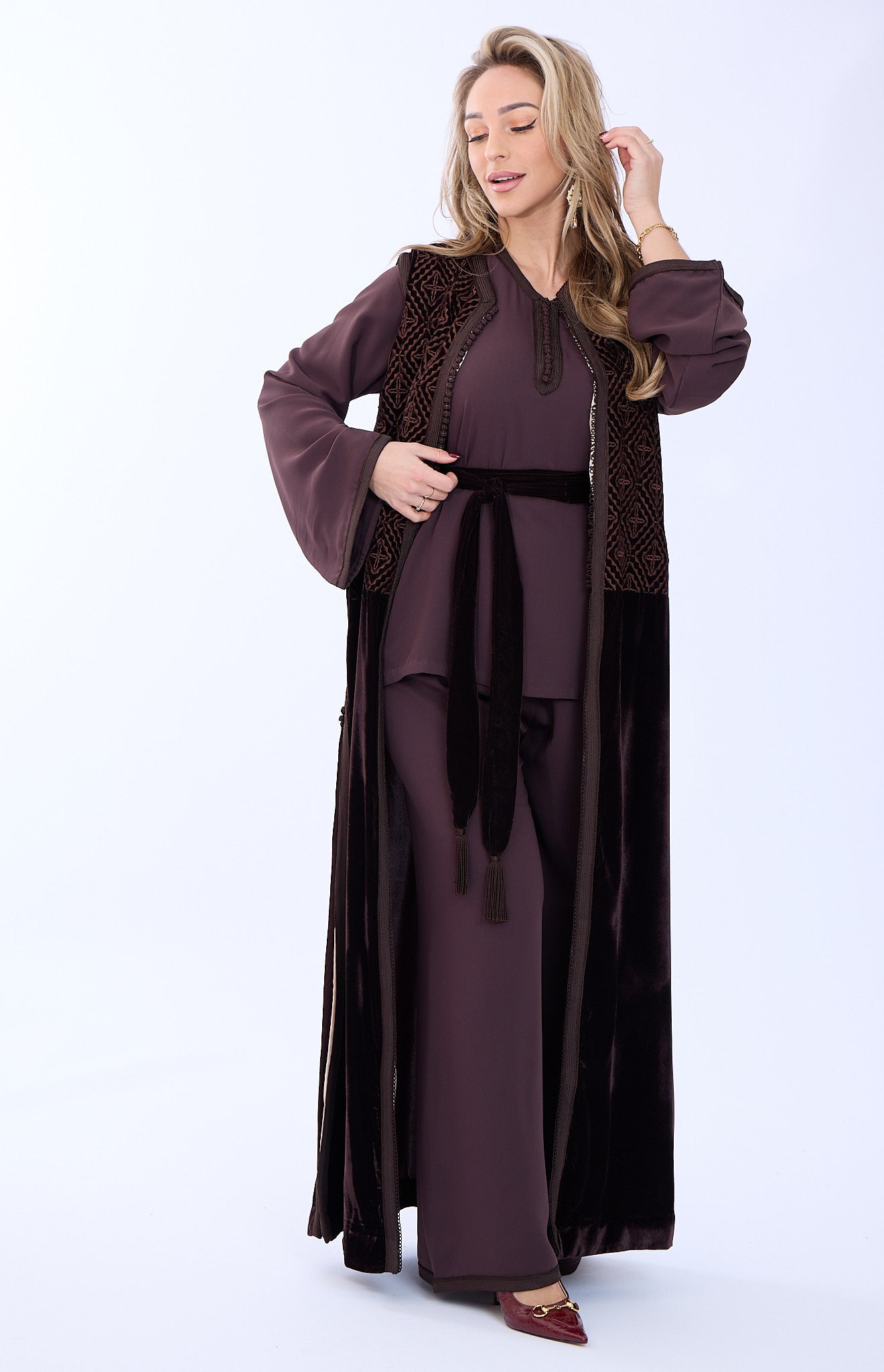 Caftan Aneesa Brown