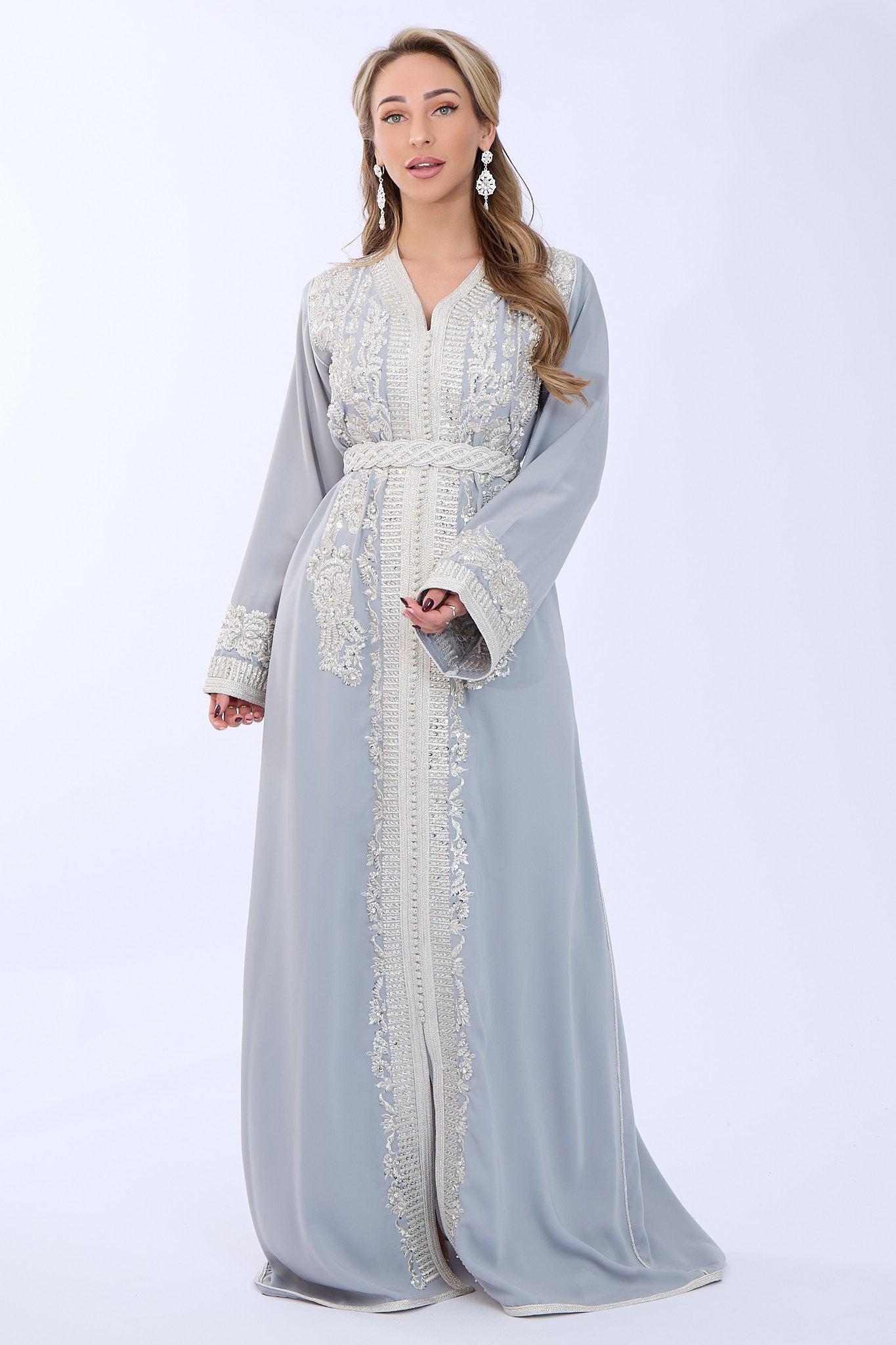 Caftan Diyana Grey