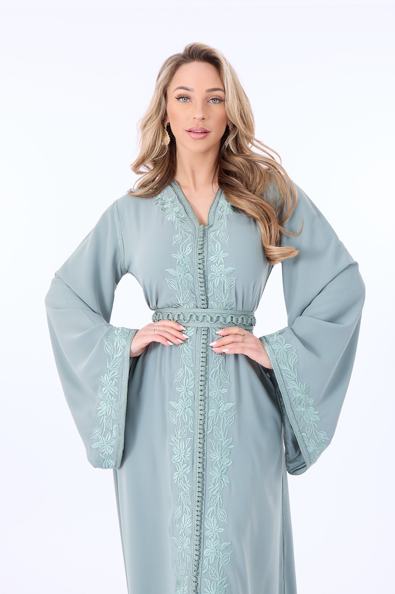 Caftan Chadia Mintgreen