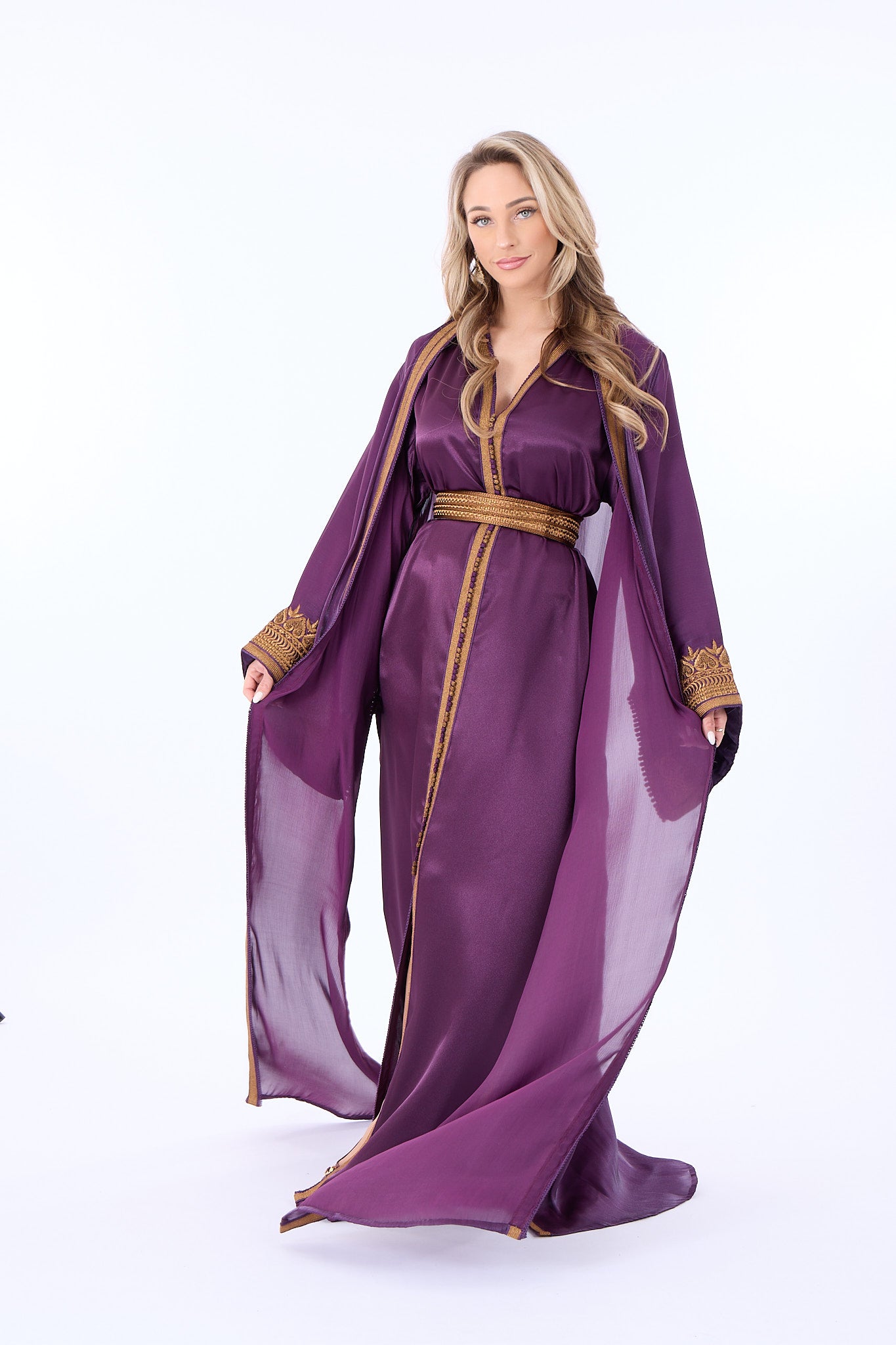 Caftan Narjis Purple