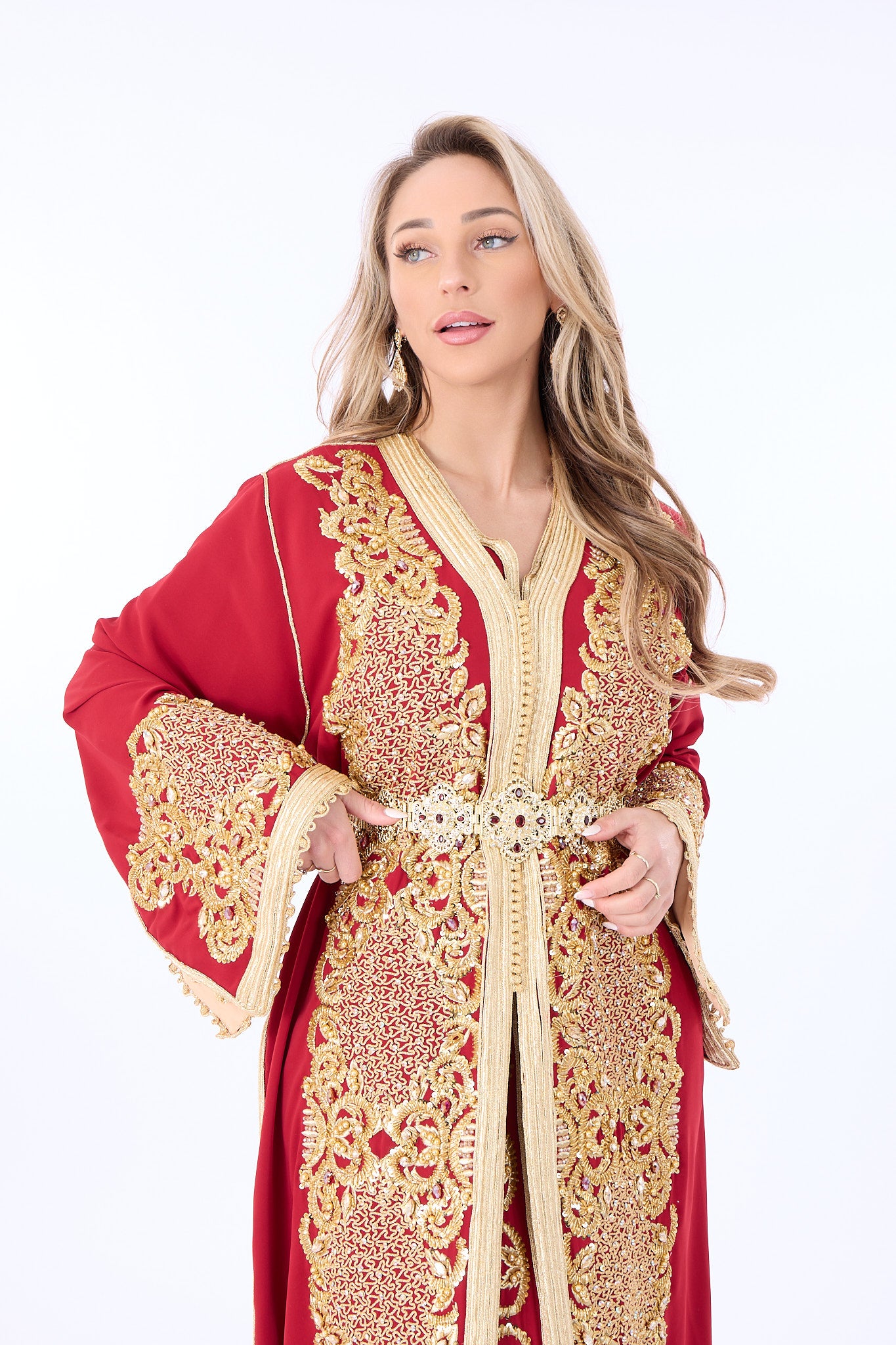 Exclusive Caftan Arwa Red