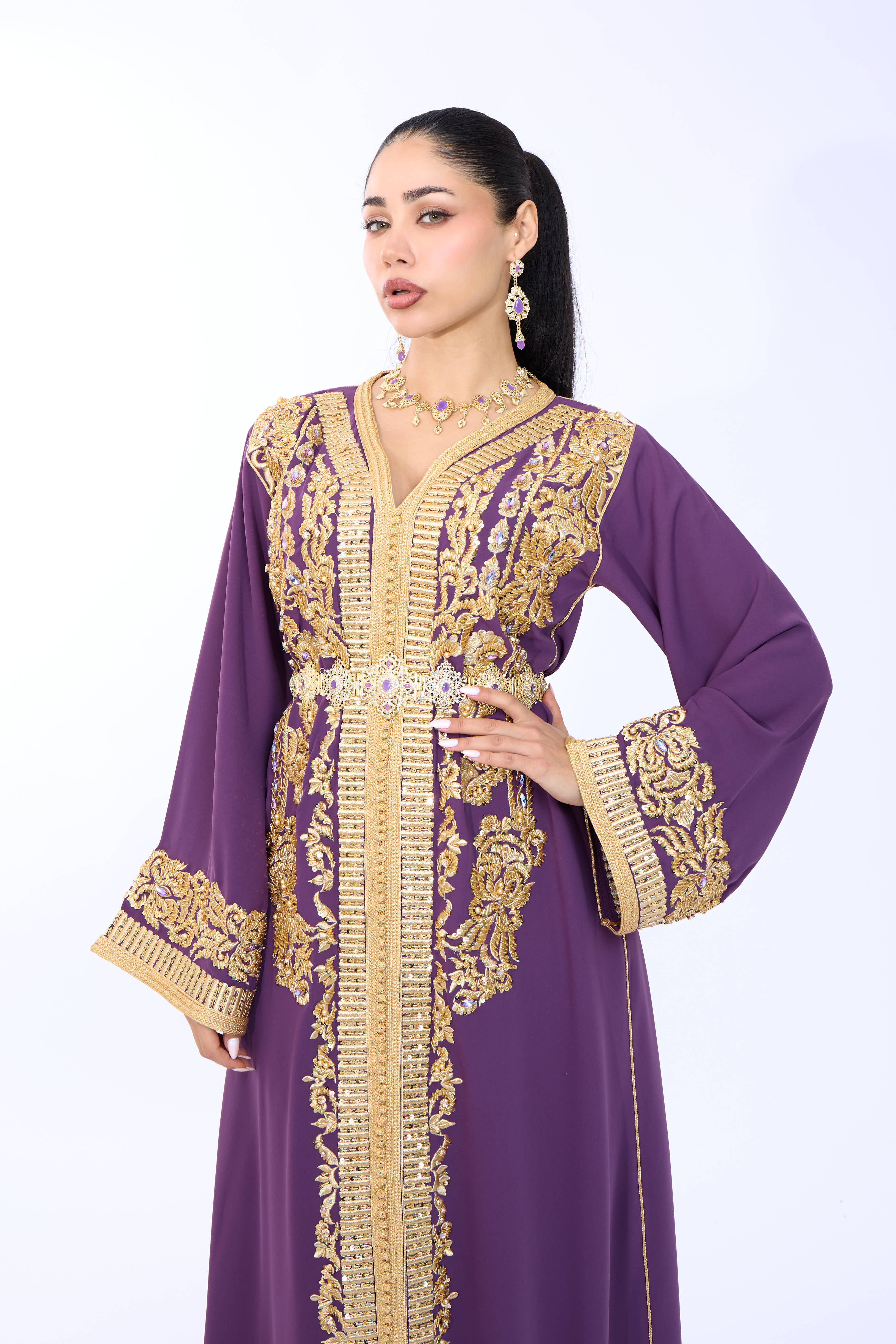 Caftan Diyana Purple