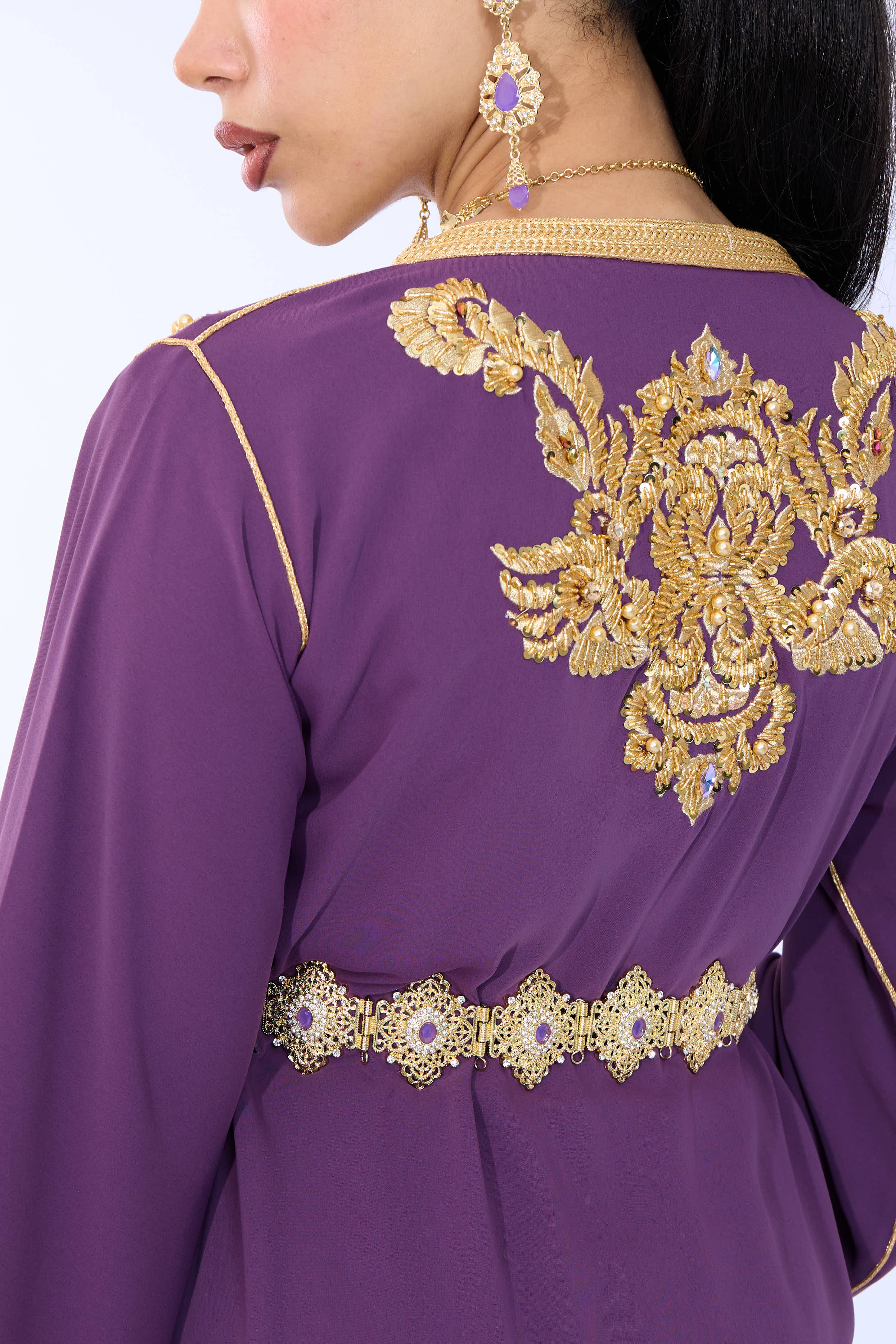 Caftan Diyana Purple