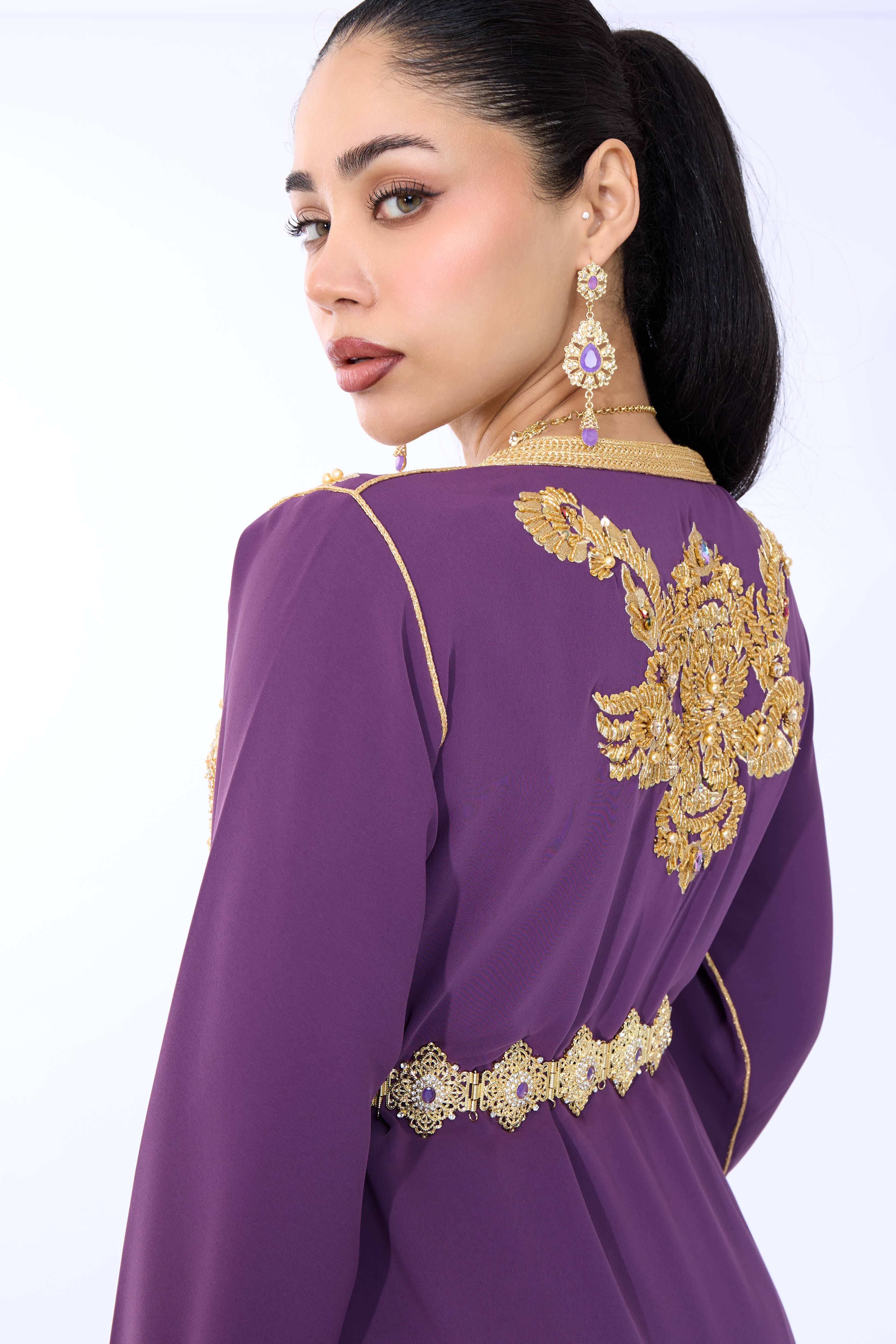 Caftan Diyana Purple