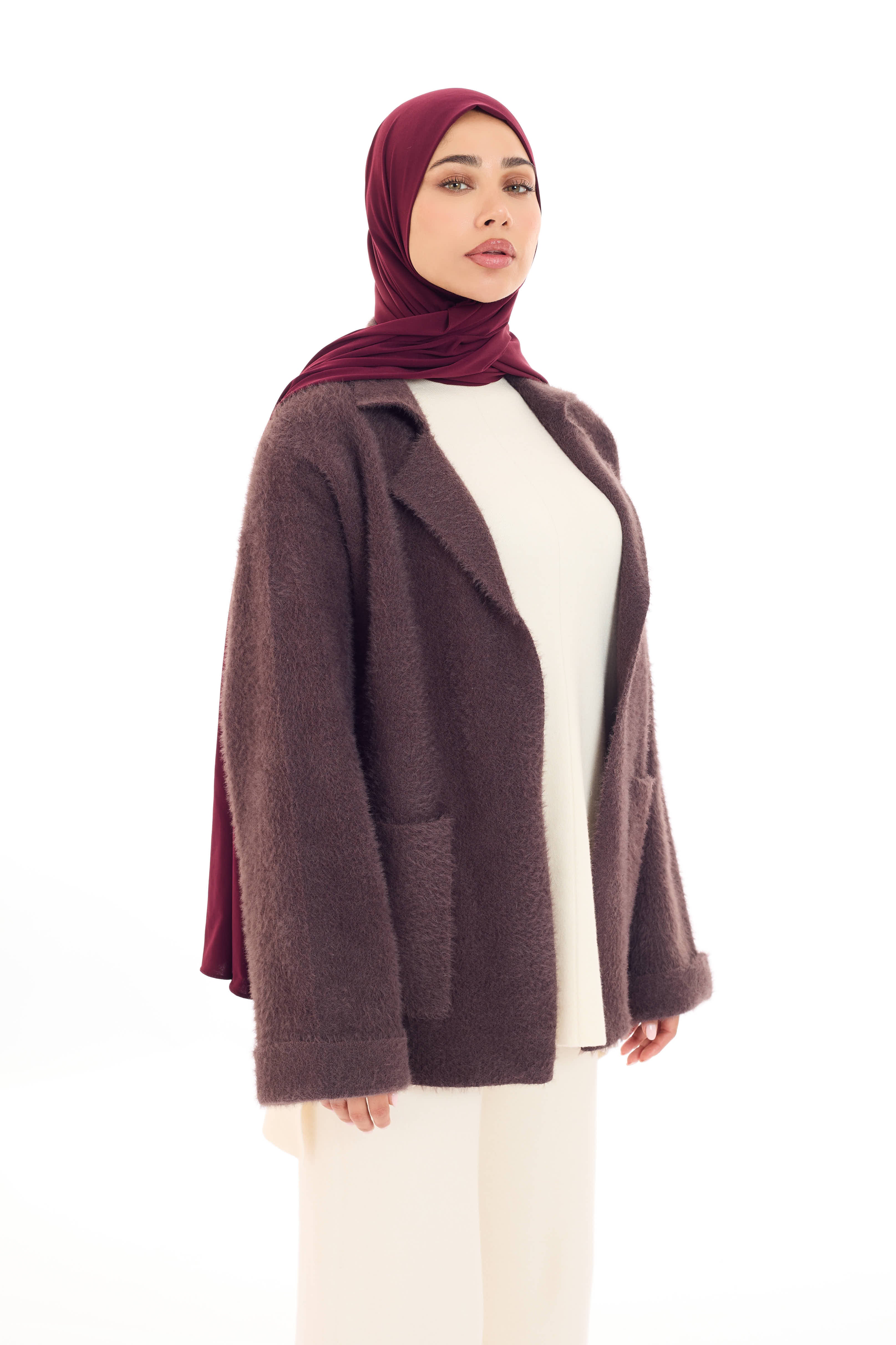 Vest Yu Coffee Brown