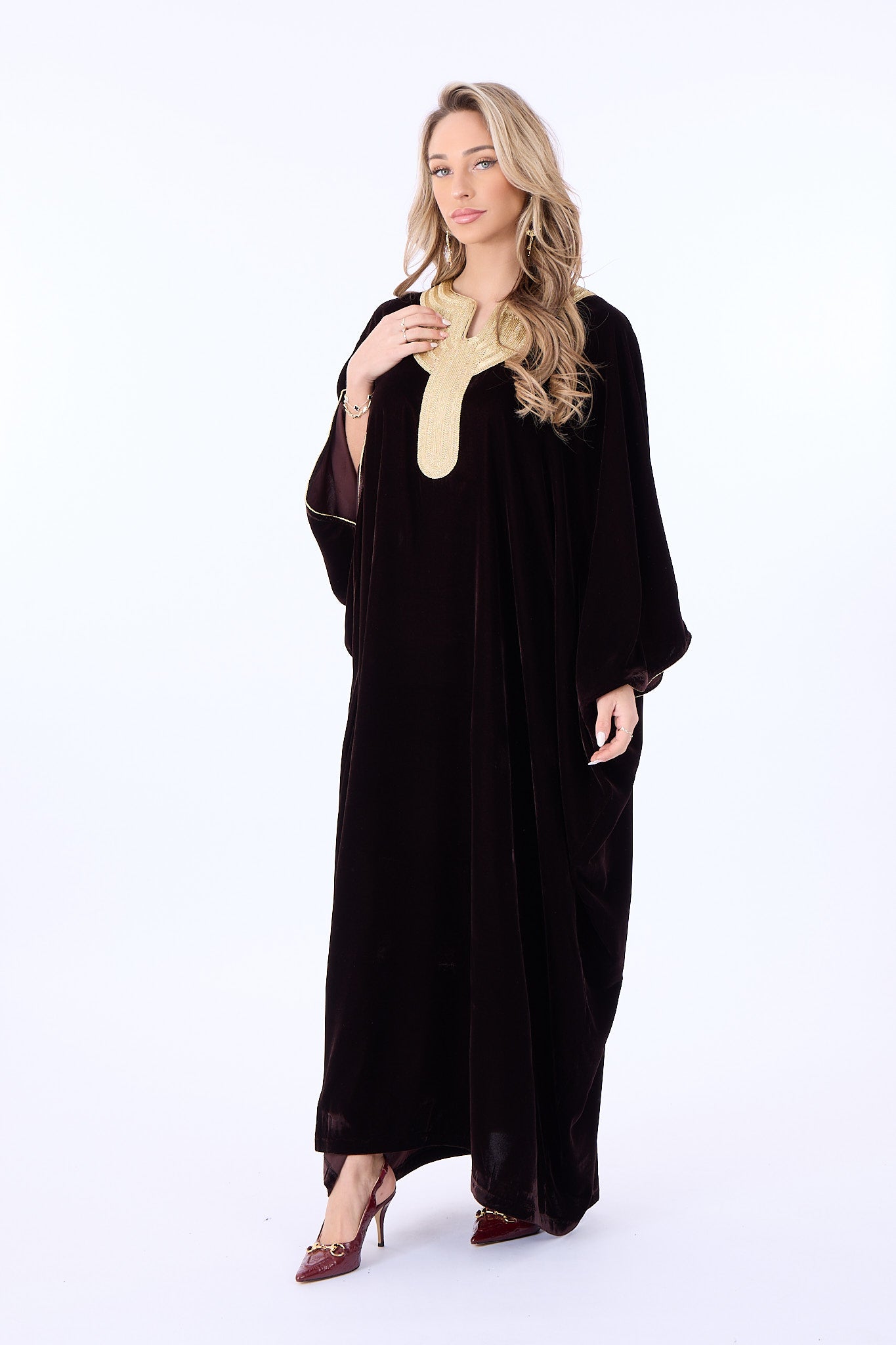 Caftan Omana Brown