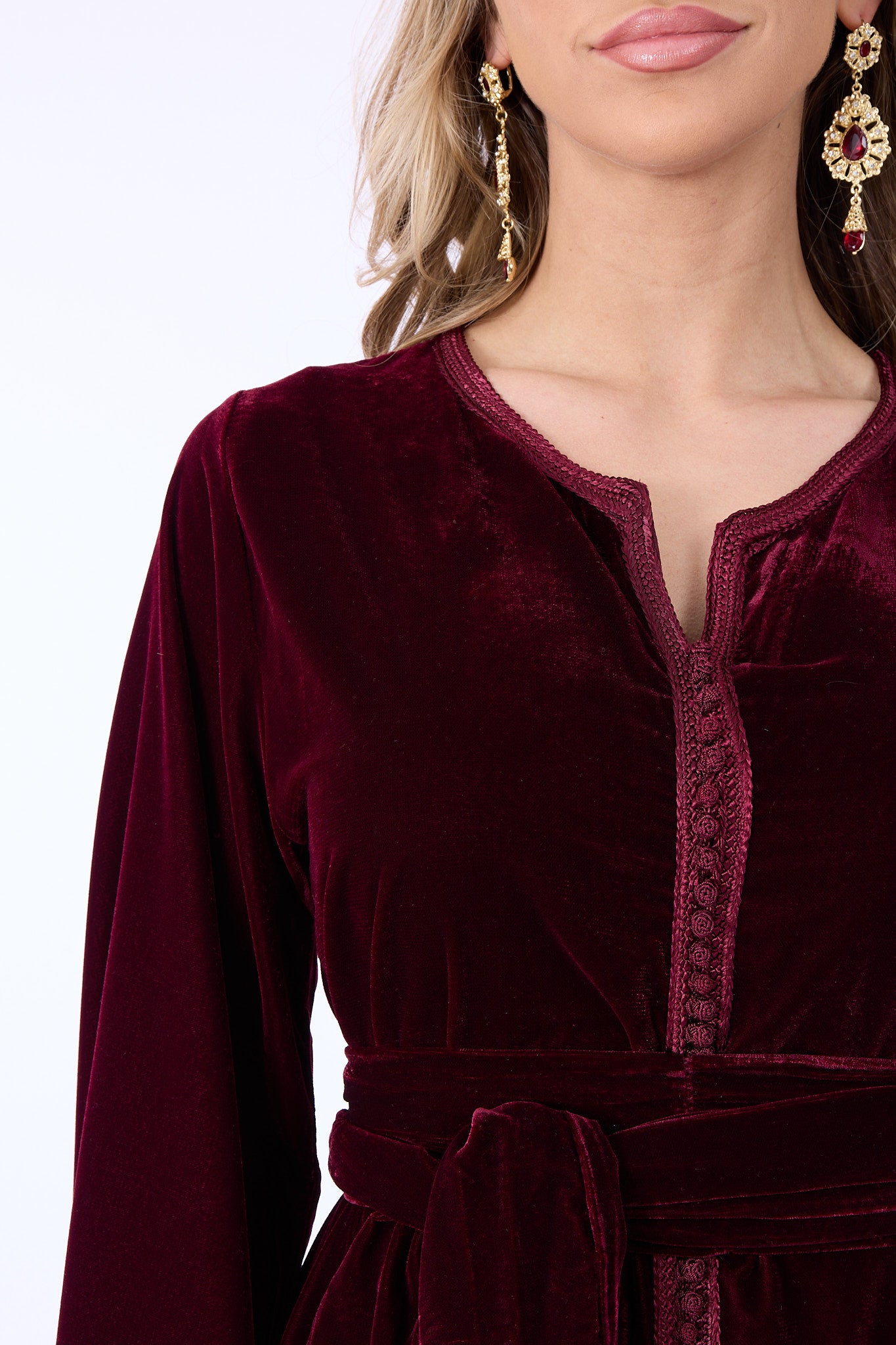 Caftan Lamar Bordeaux