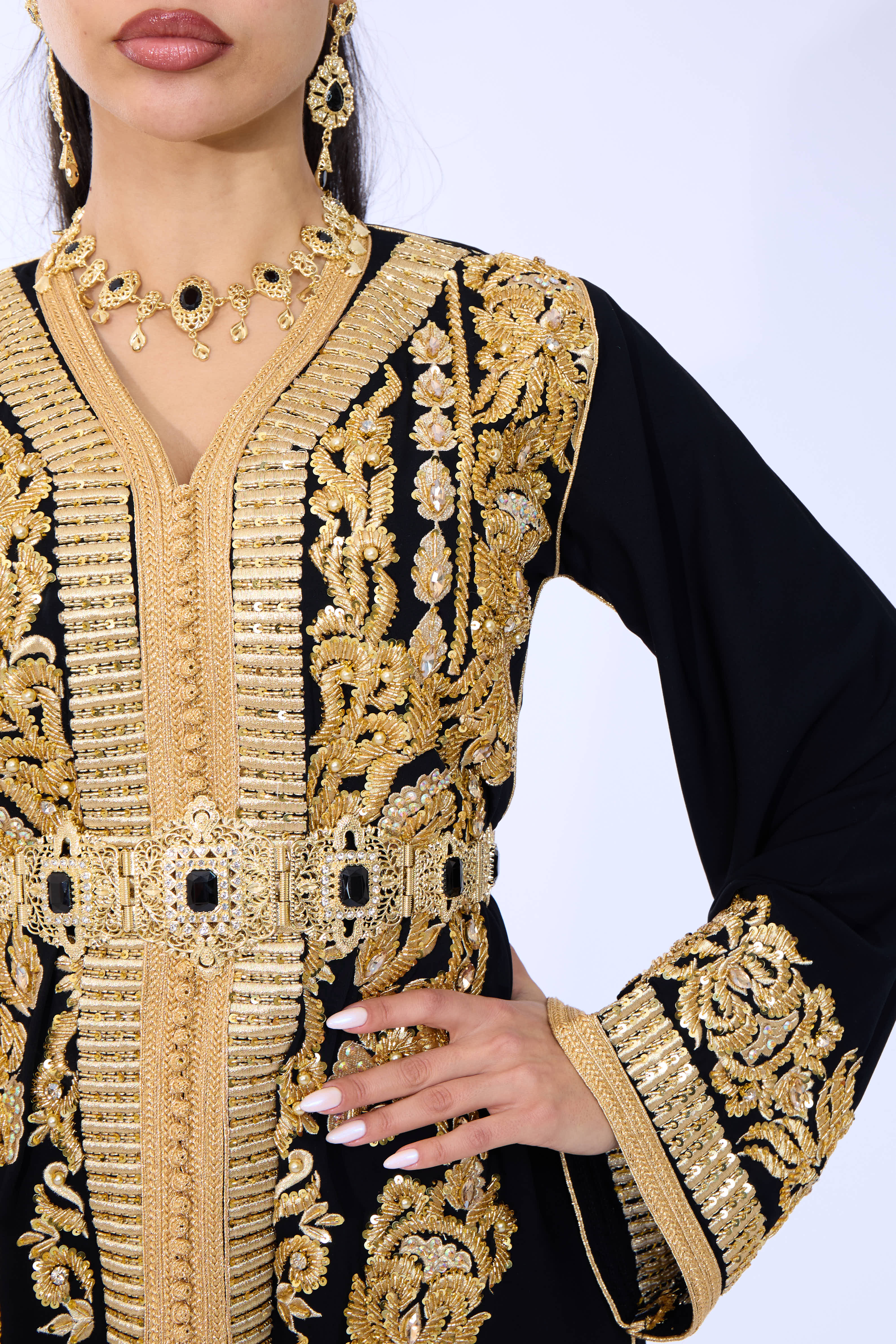 Caftan Diyana Black