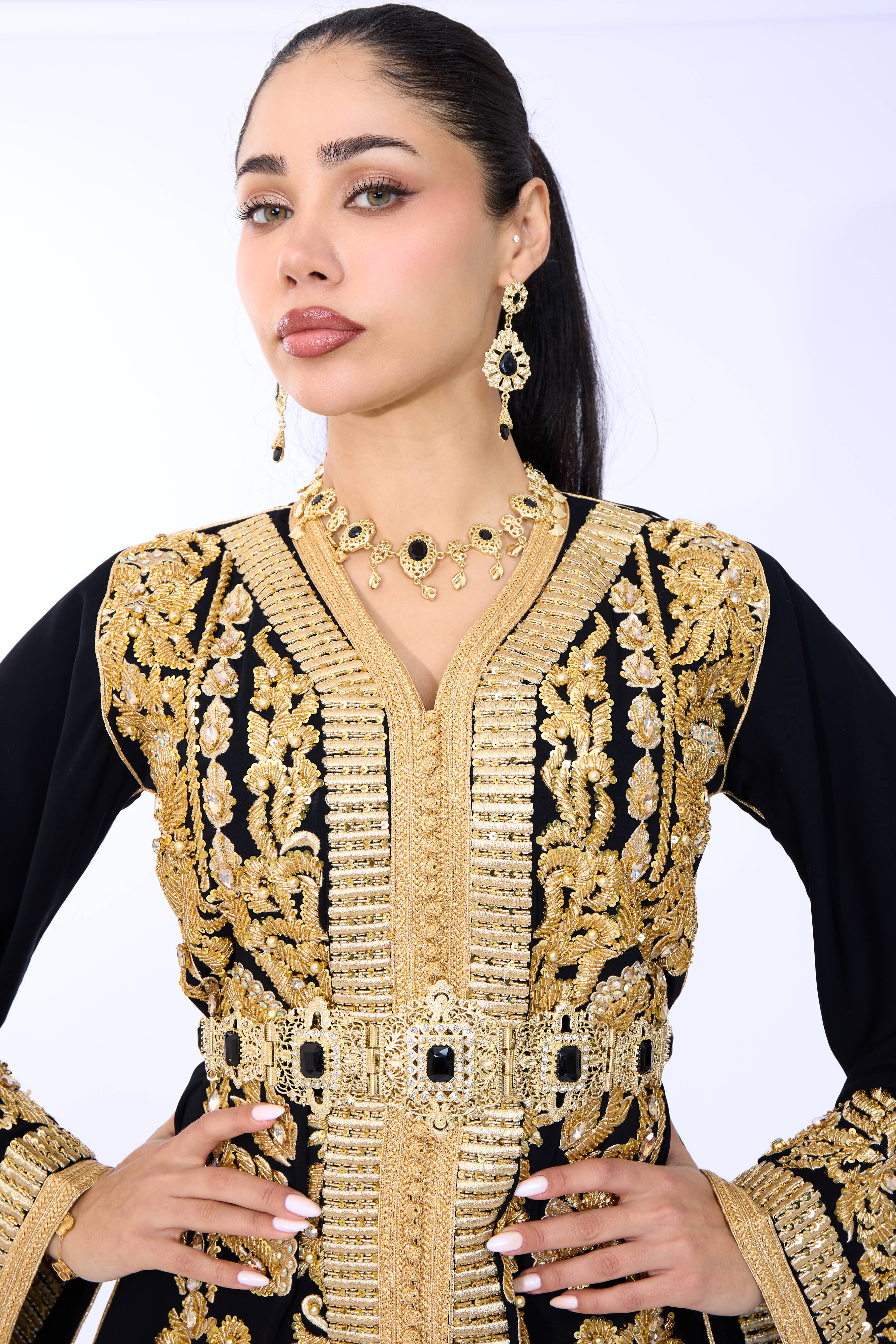 Caftan Diyana Black
