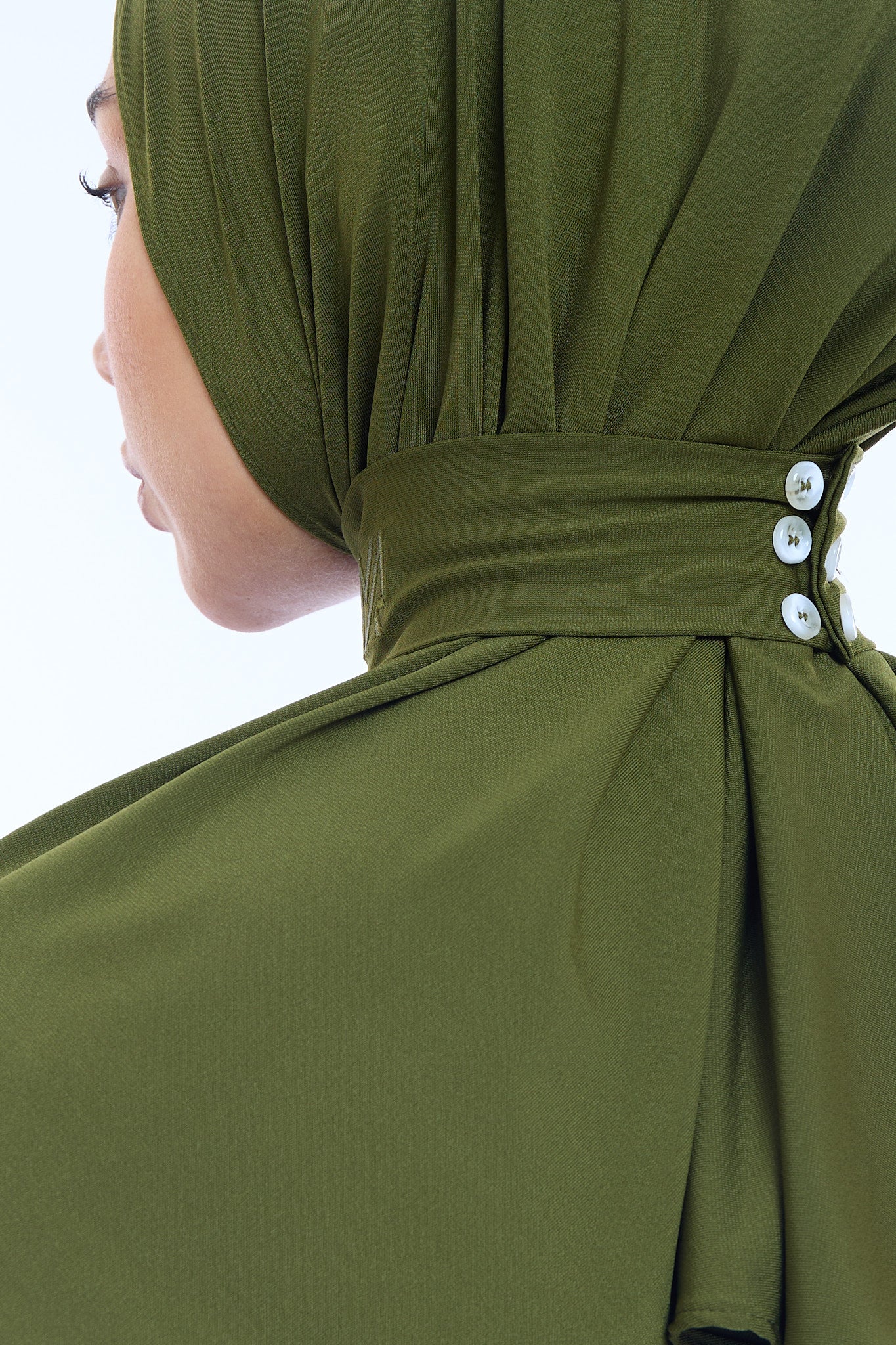 Instant Hijab Premium I Dark Olive