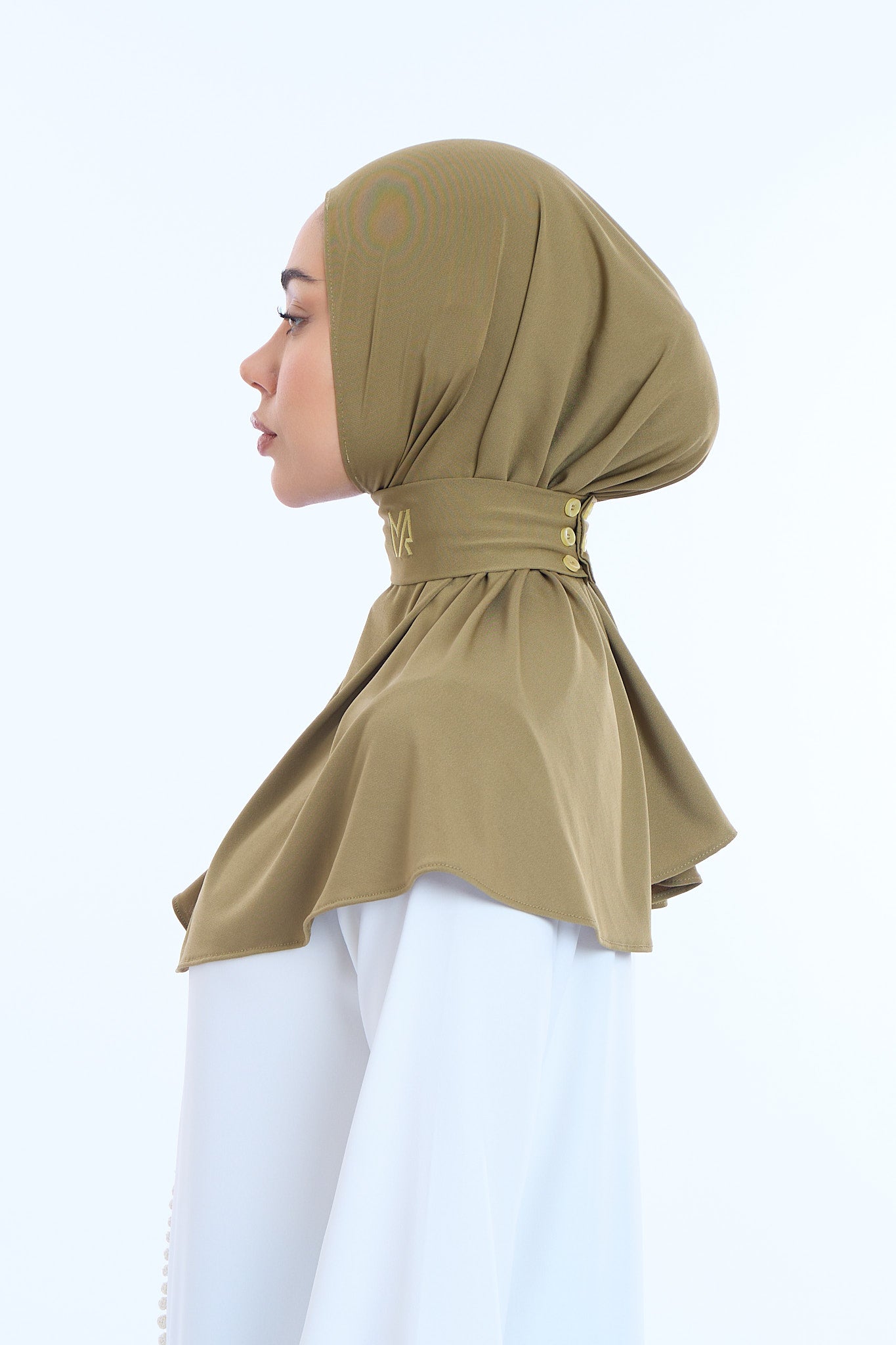 Instant Hijab Premium I Olive Brown