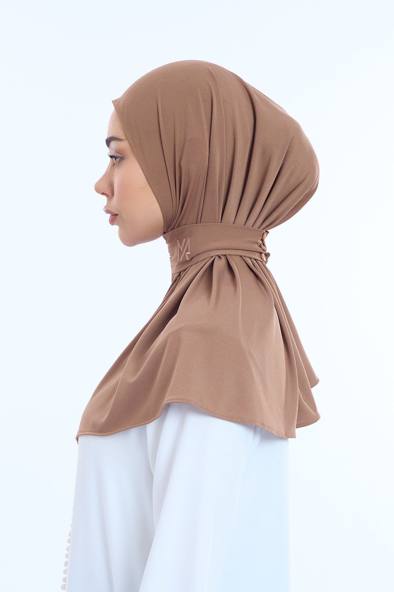 Instant Hijab Premium I Walnut Brown