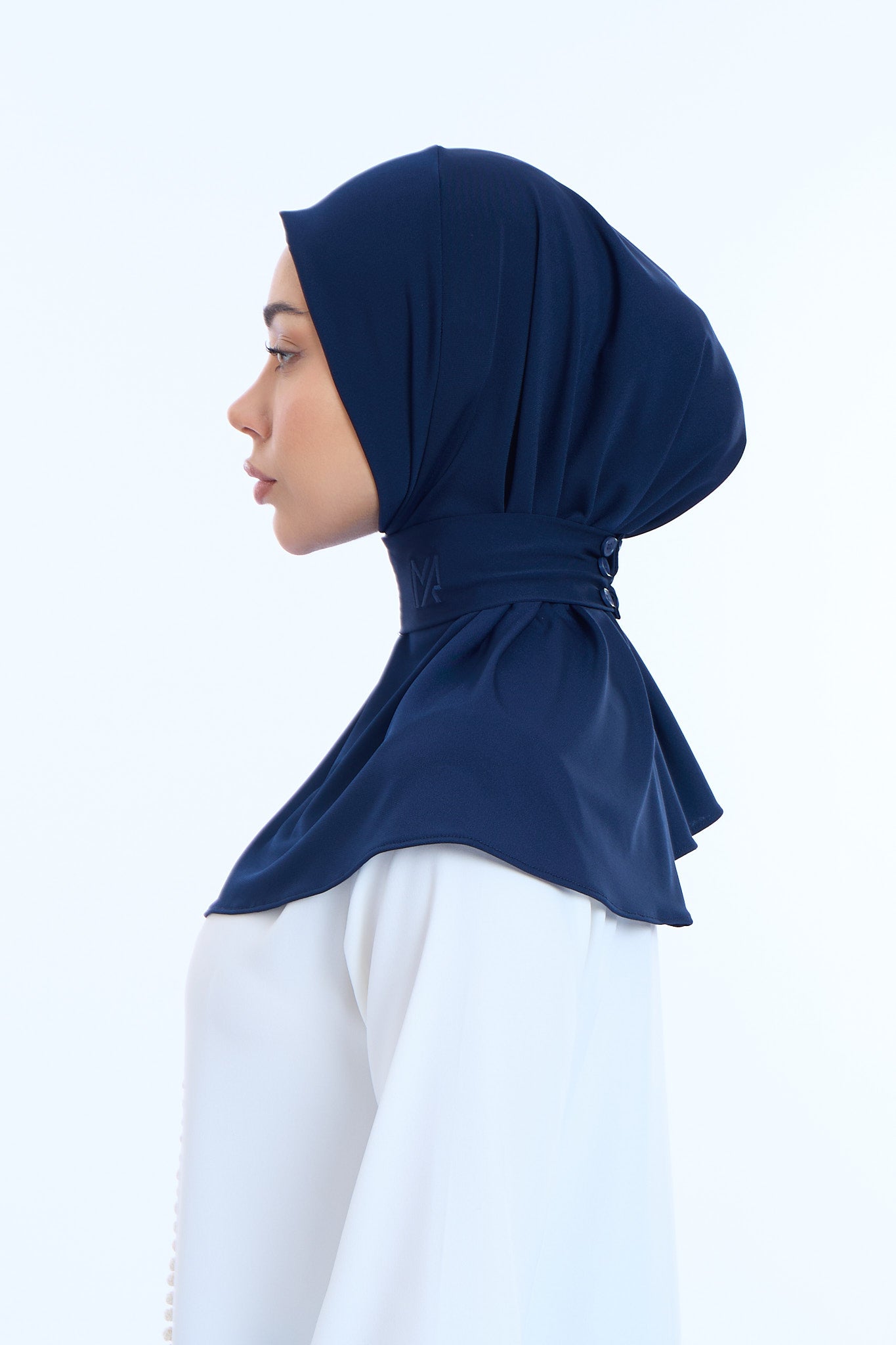 Instant Hijab Premium II Deep Navy