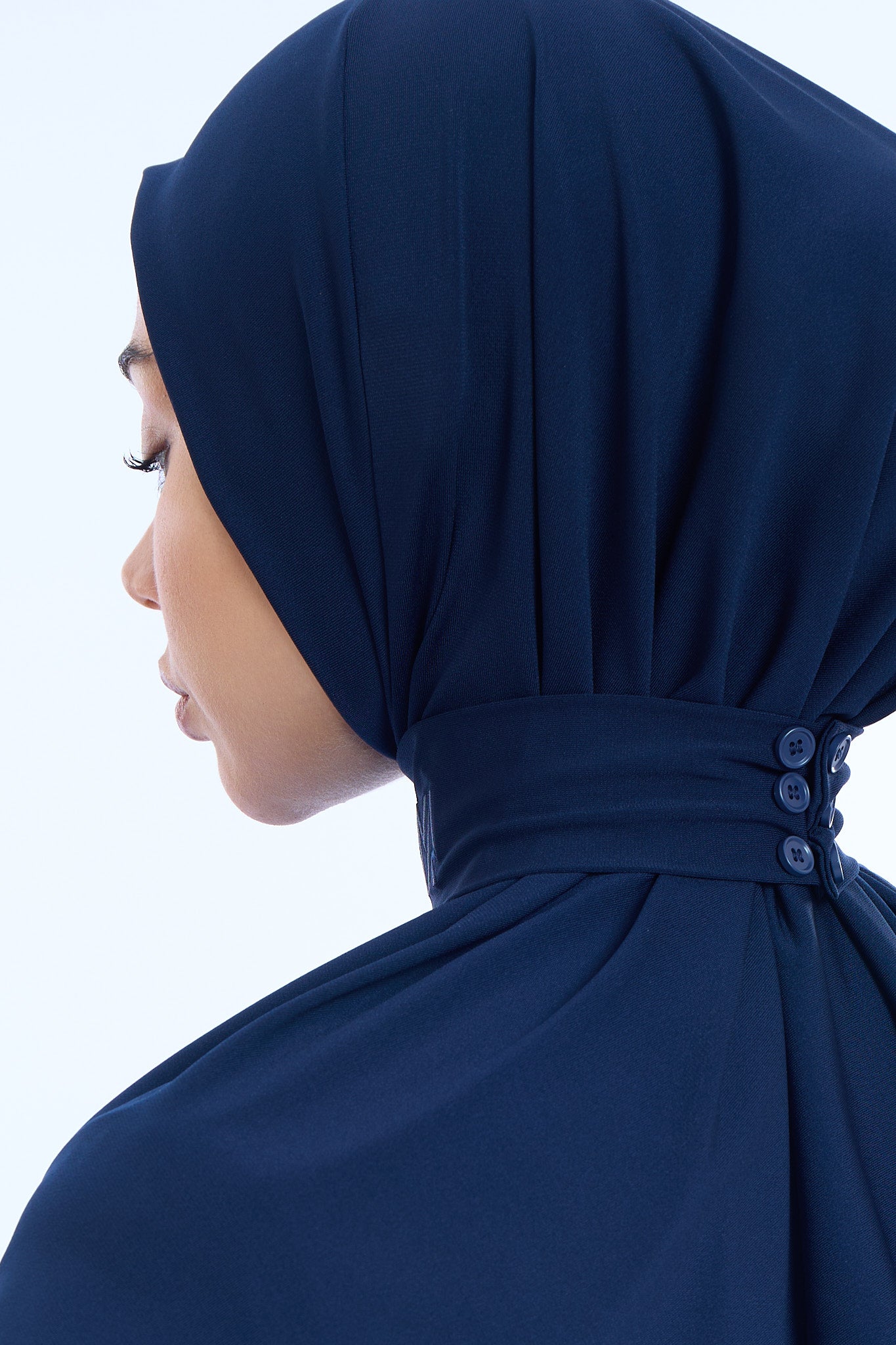 Instant Hijab Premium II Deep Navy