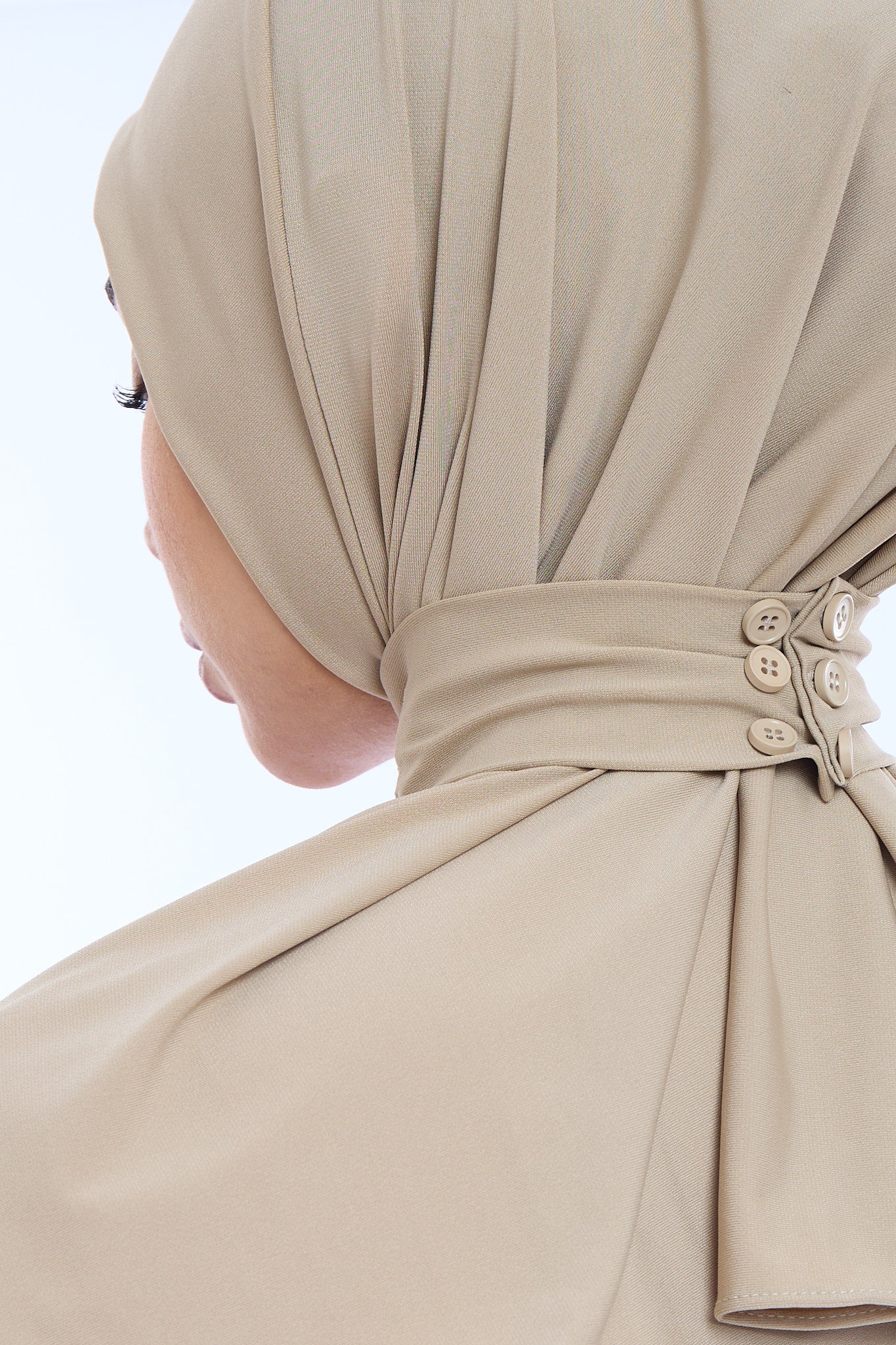 Instant Hijab Premium II Sand Beige