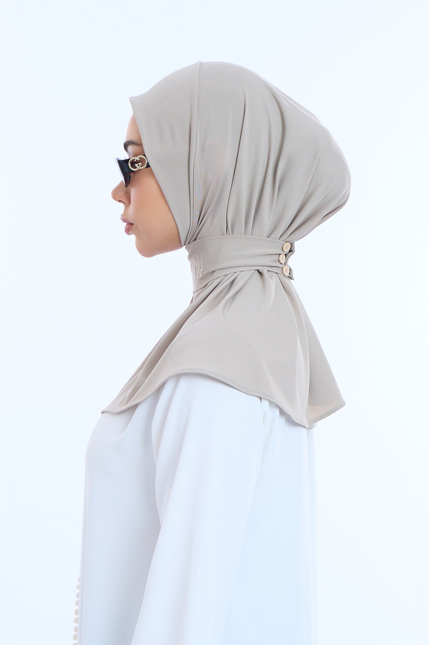Instant Hijab Premium II Soft Greige