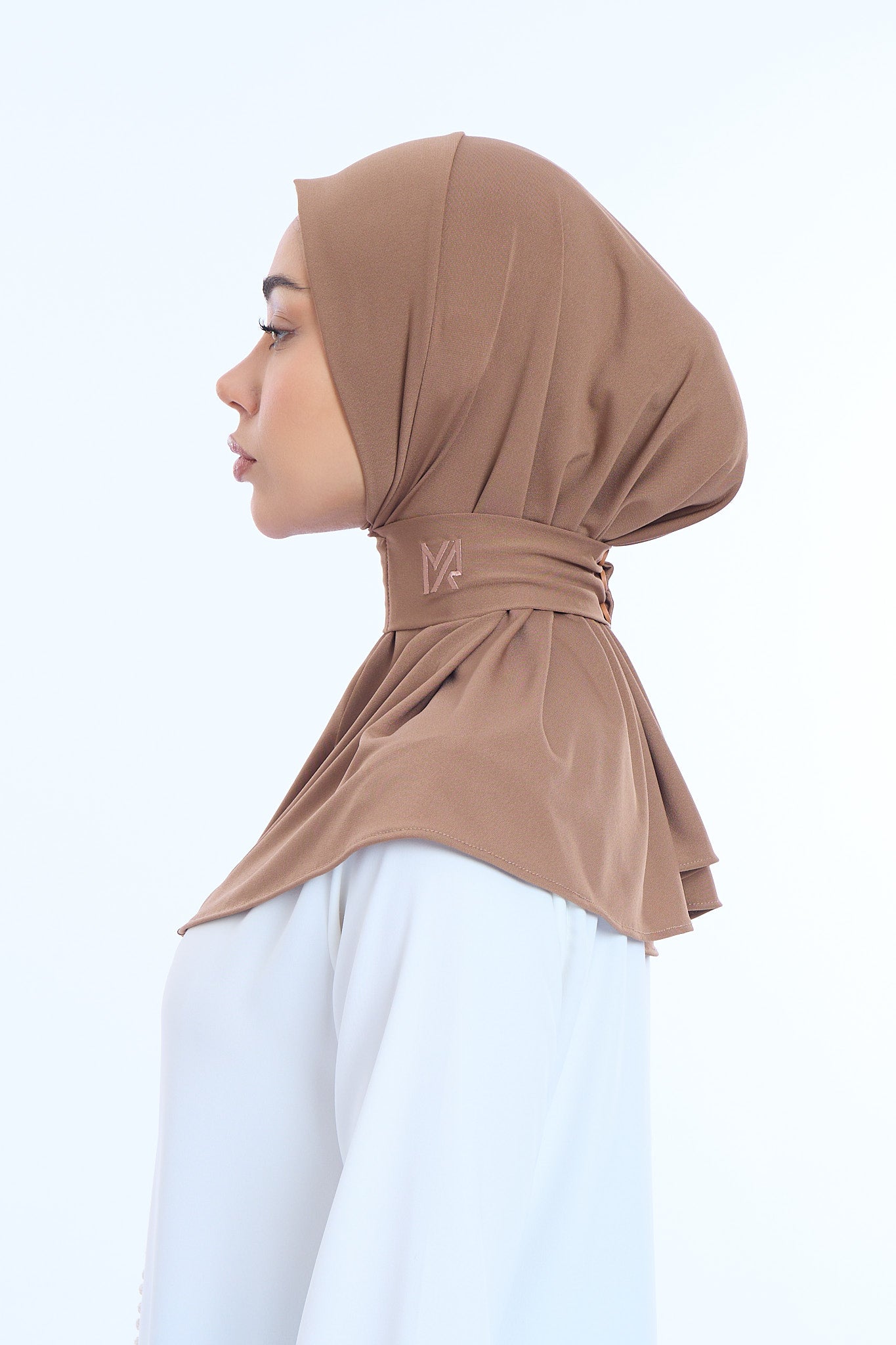 Instant Hijab Premium II Walnut Brown