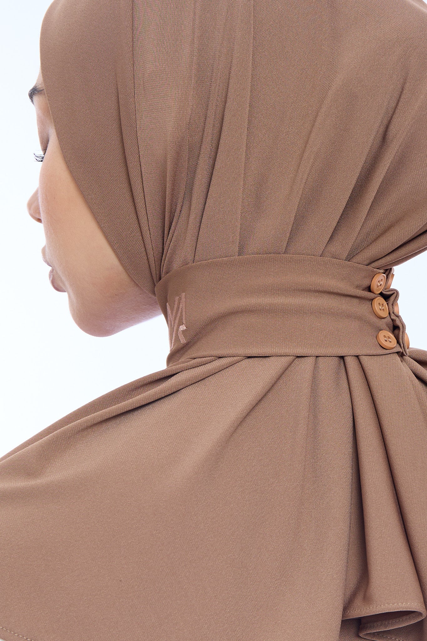 Instant Hijab Premium II Walnut Brown