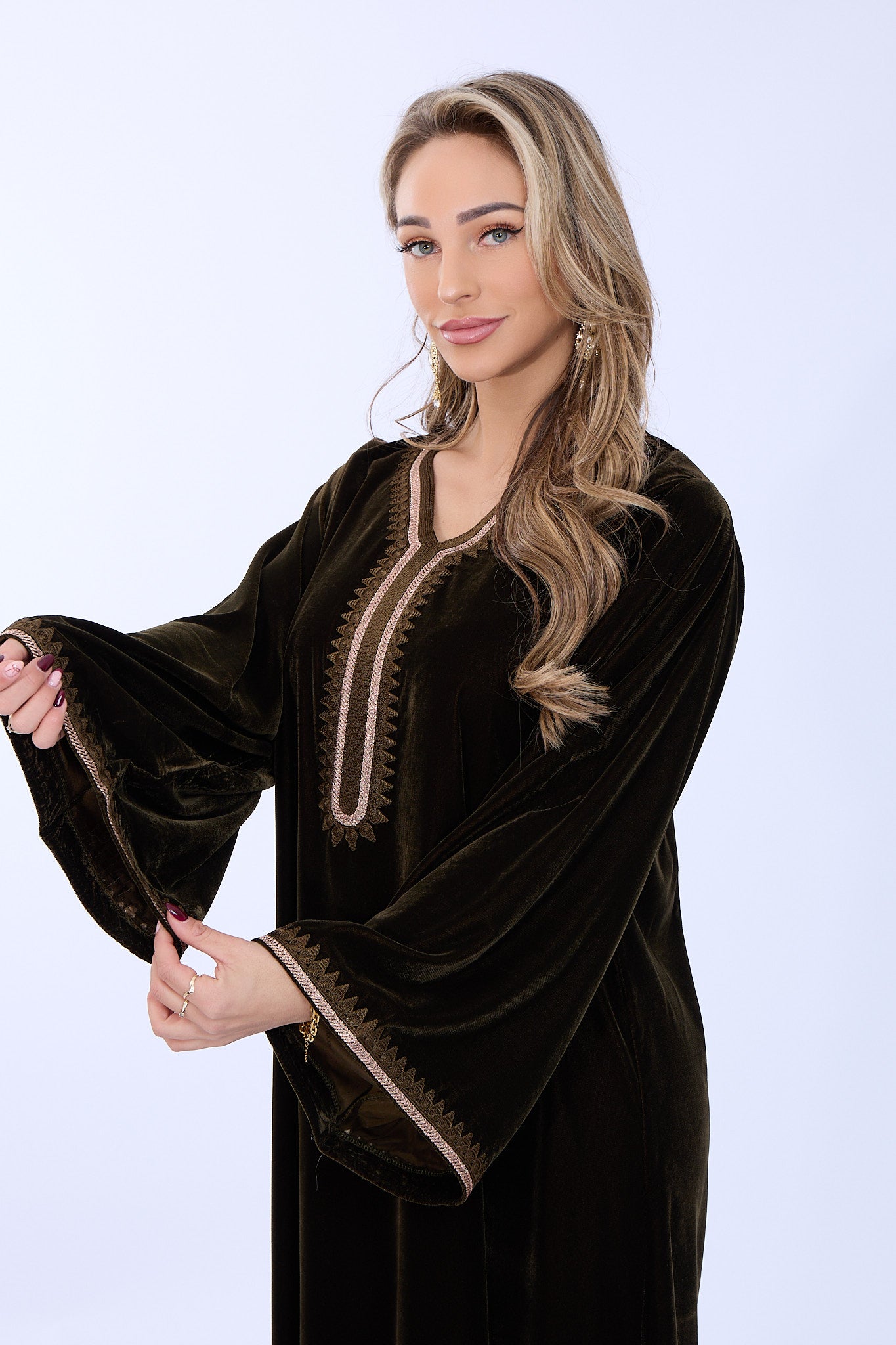 Caftan Dania Olive Green