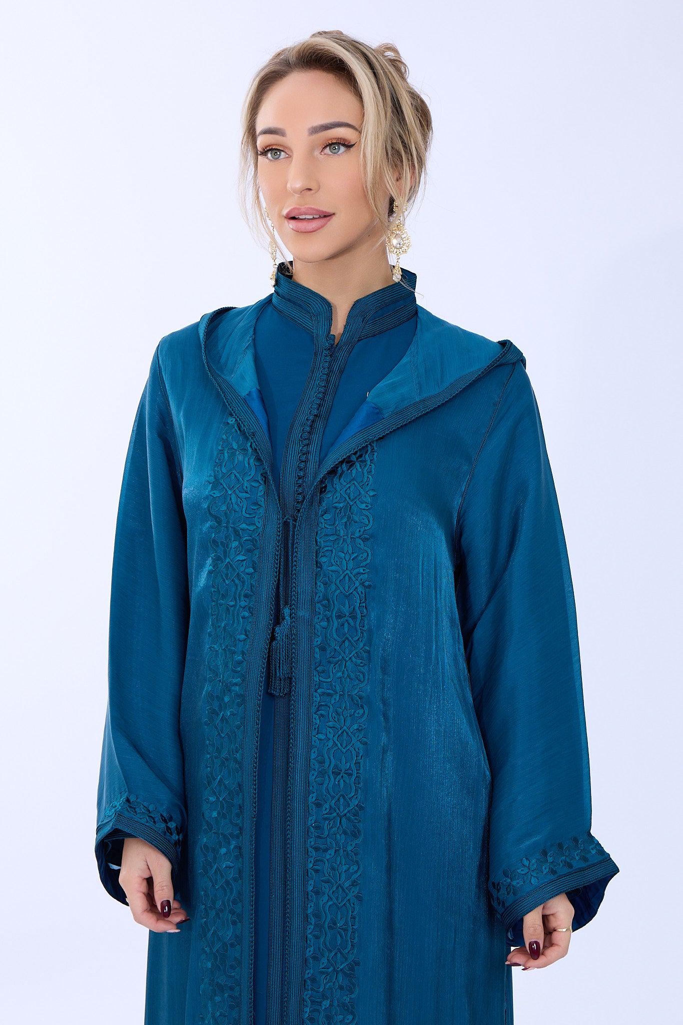 Jalaba Najla Blue Petrol