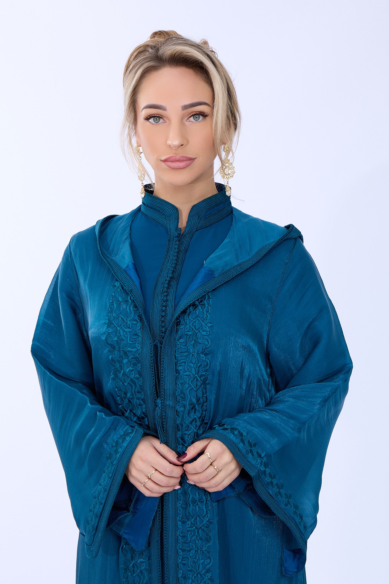 Jalaba Najla Blue Petrol